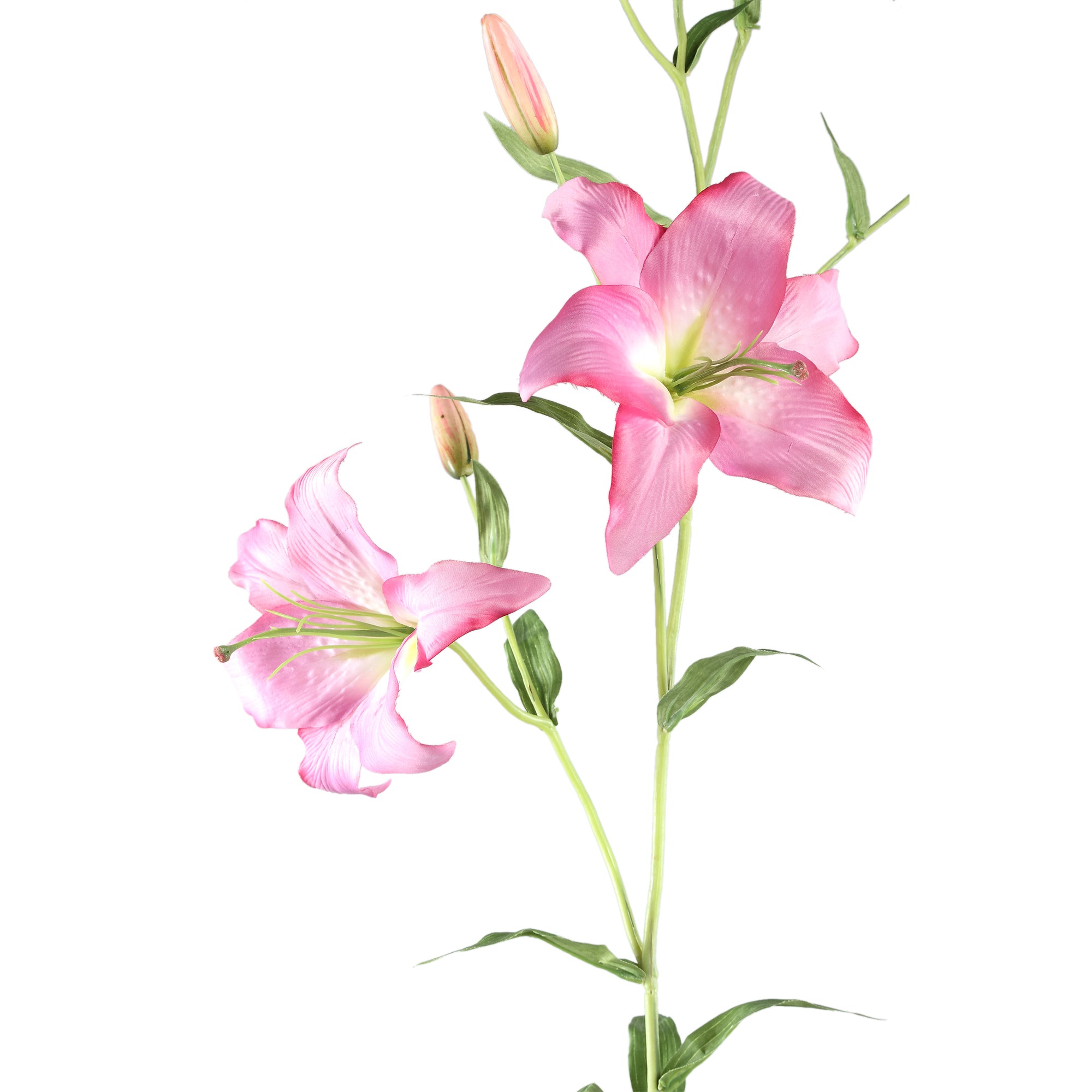 Lily Flower Purple with buds and leaves Violet — Fleur artificielle — vue 2 | Häus
