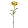 Garden Flower Yellow flocked celosia spray Jaune — Fleur artificielle — Fleur artificielle design premium | Häus