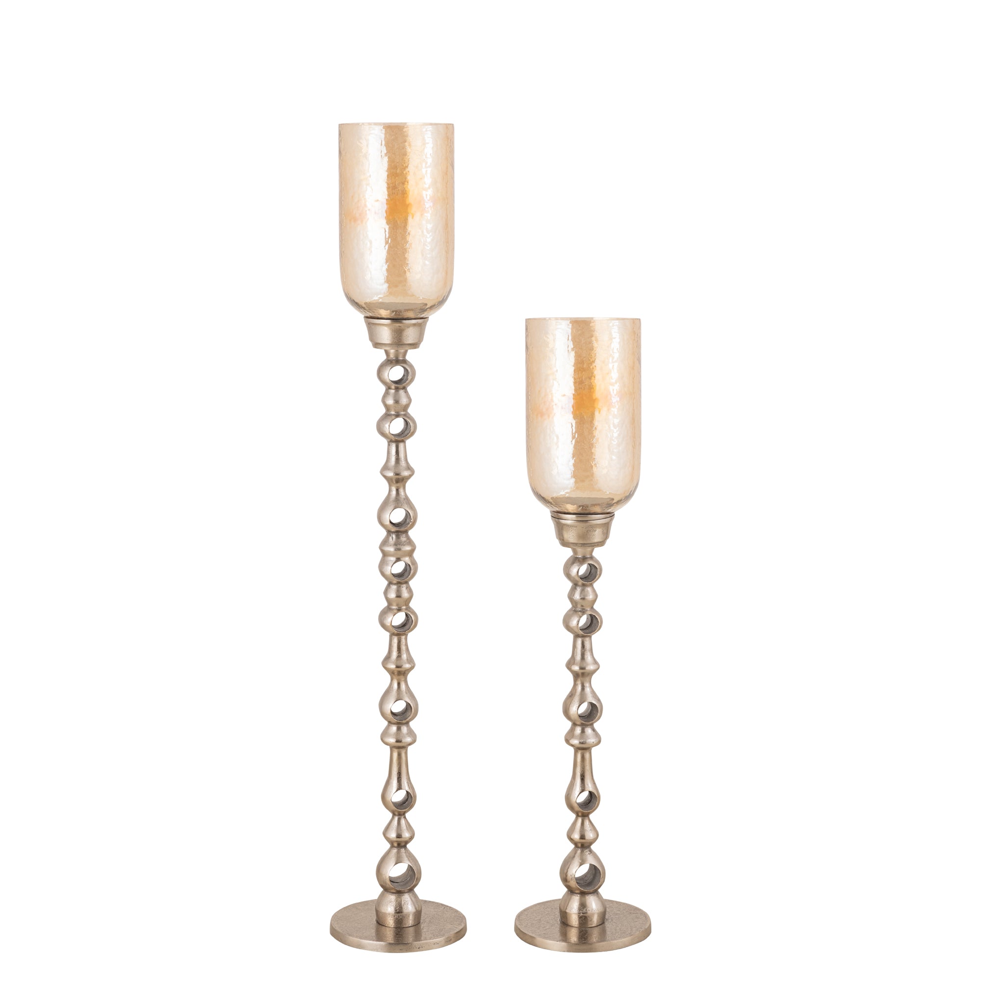 Tracy Bougeoirs en verre - Champagne