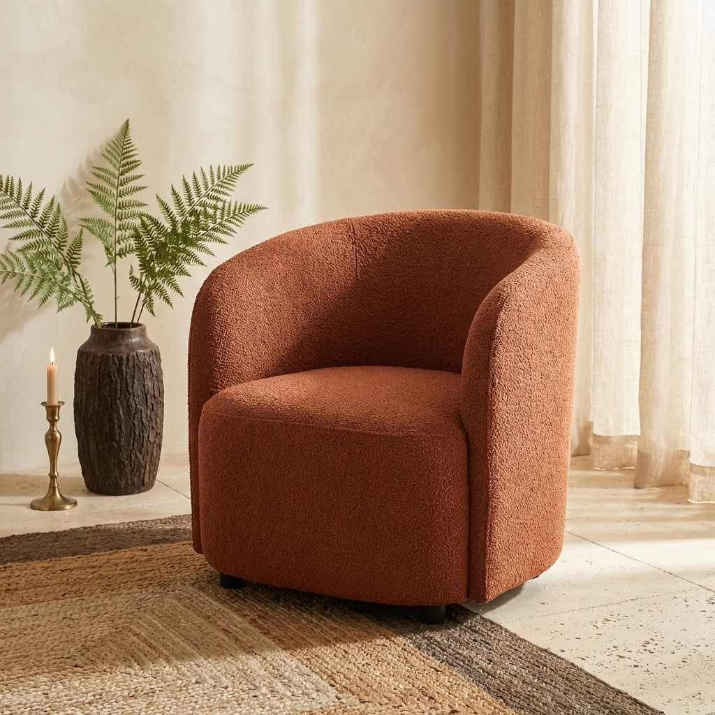Fauteuil Aphrodite — Terra Legacy Terra Profond — Fauteuil design premium | Häus