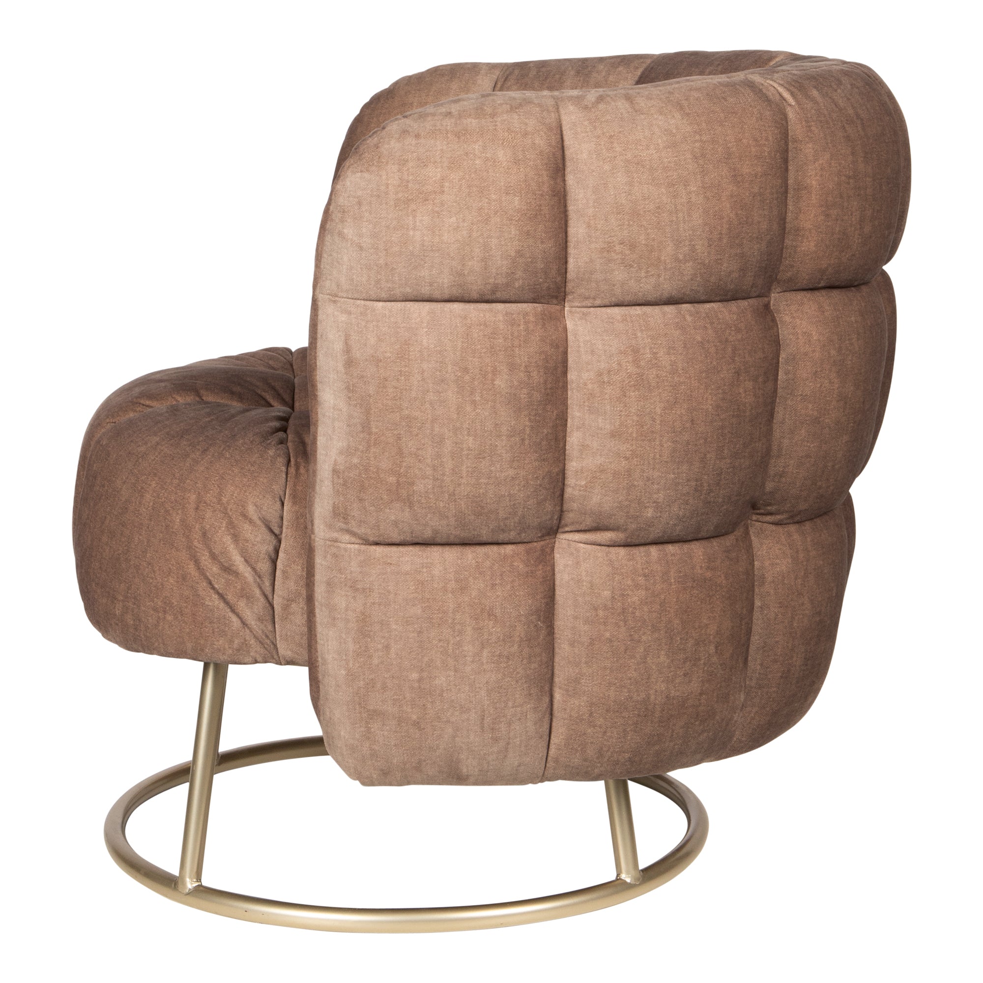 Fluffy fauteuil vogue 3 antelope gold base - Photo 4
