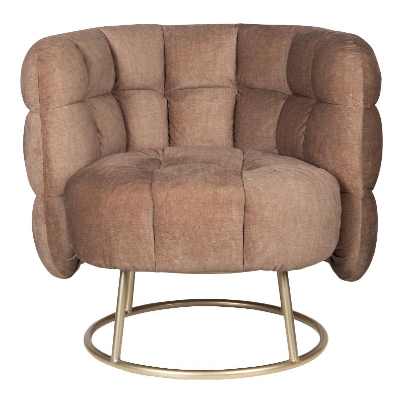 Fluffy fauteuil vogue 3 antelope gold base
