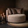 Fauteuil Fayen — Taupe ambience Mink pillows