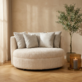 Fauteuil Fayen — Taupe ambience Crème pillows