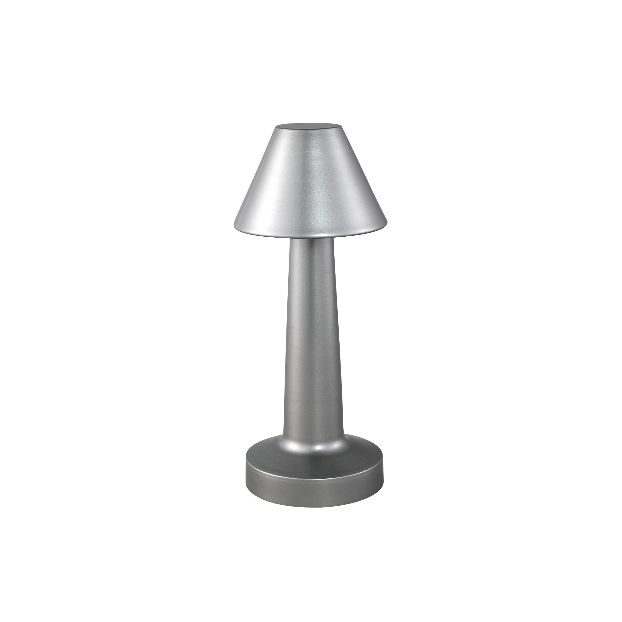 Saraann Lampes LED en aluminium moulé — Alu Led Table Light Triangle Shade - Argent