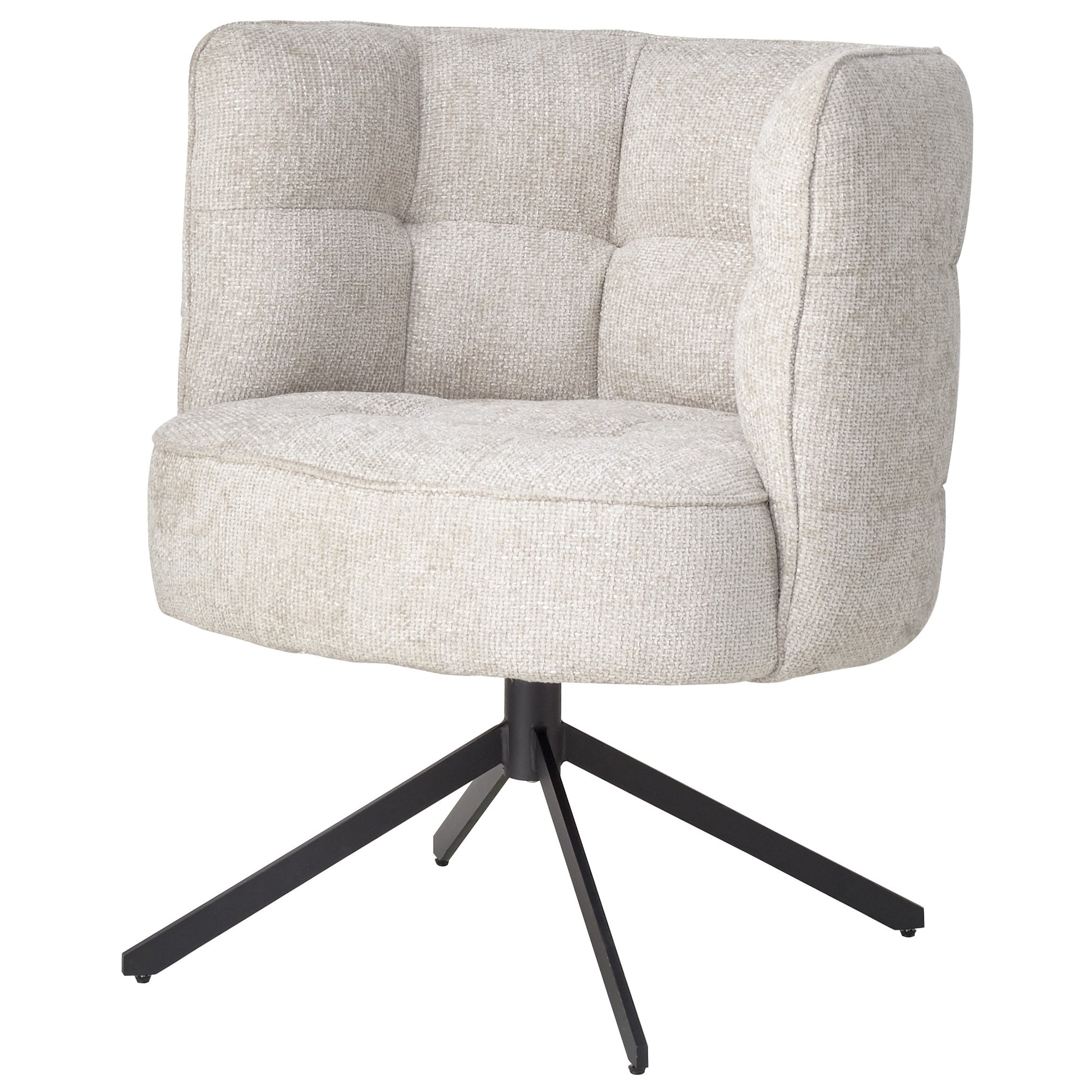 Odin Cream dining chair legacy 15 dove black leg - Photo 2