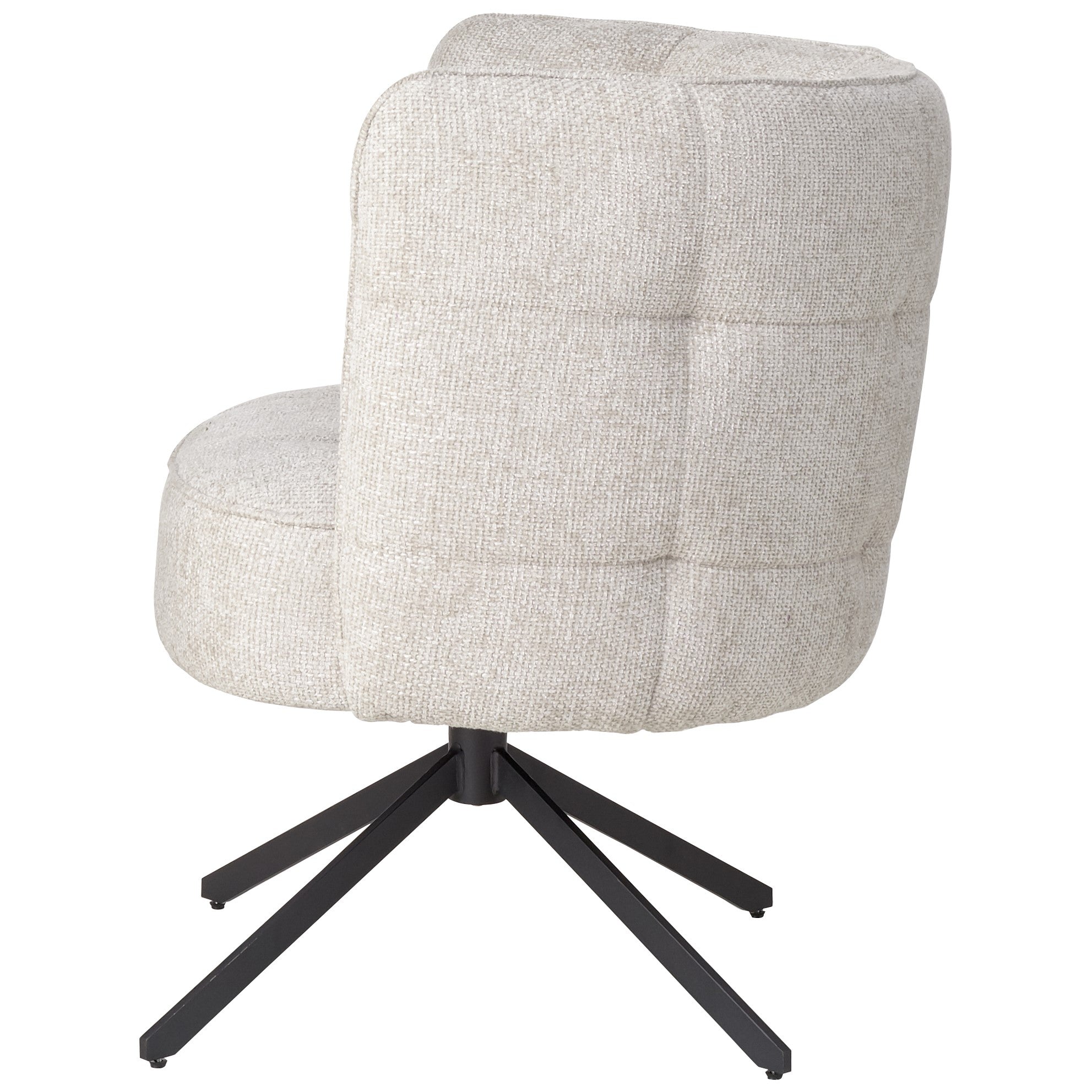 Odin Cream dining chair legacy 15 dove black leg - Photo 3