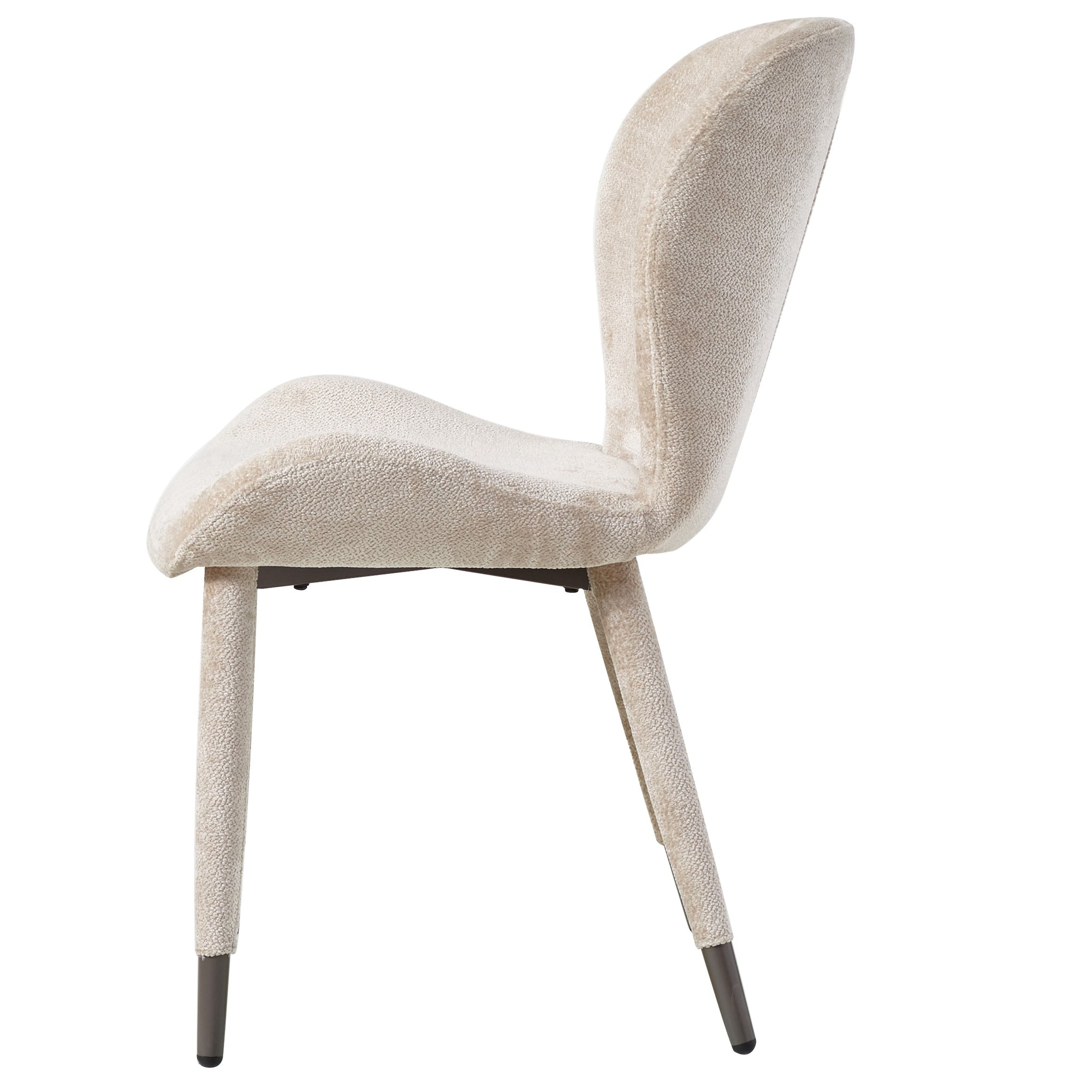 Thor Beige dining chair aphrodite fabric leg - Photo 3