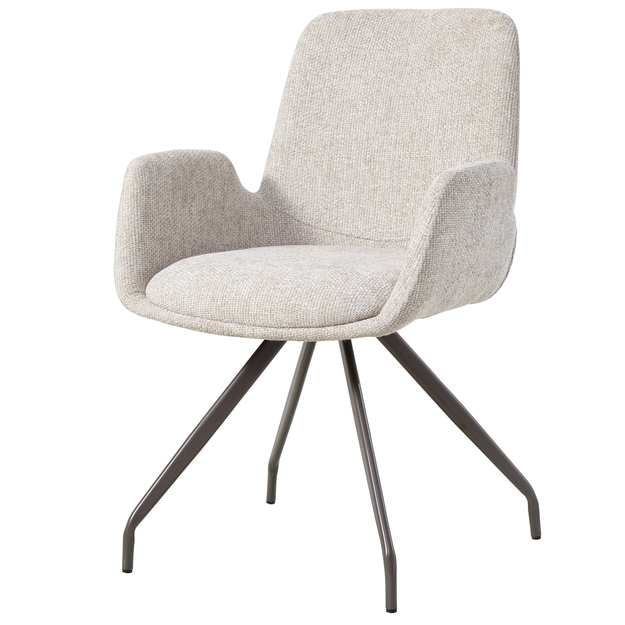 Athena Cream dining chair legacy 15 dove clay legs - Photo 2