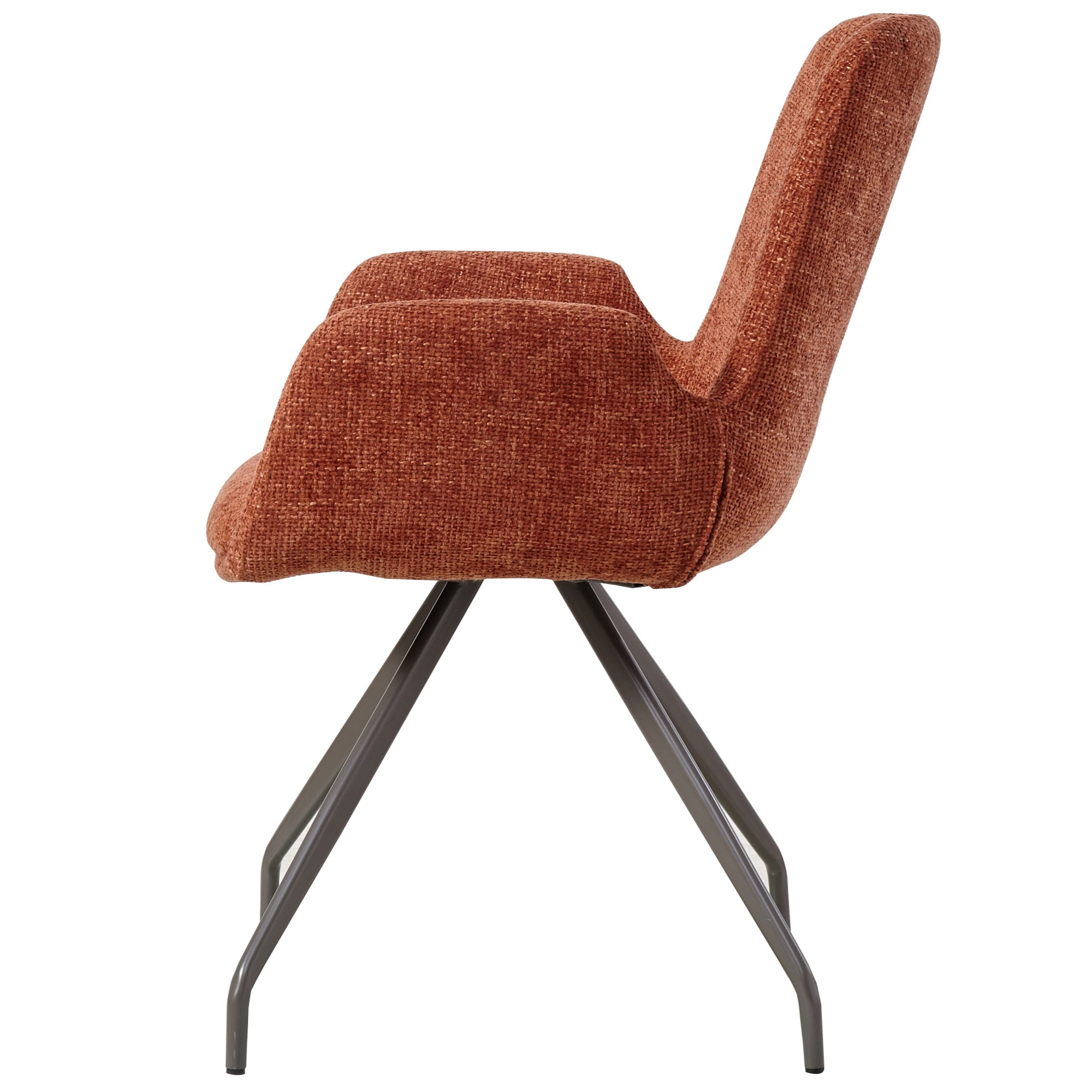Athena Rust diningchair legacy6 deepterra clay leg - Photo 3