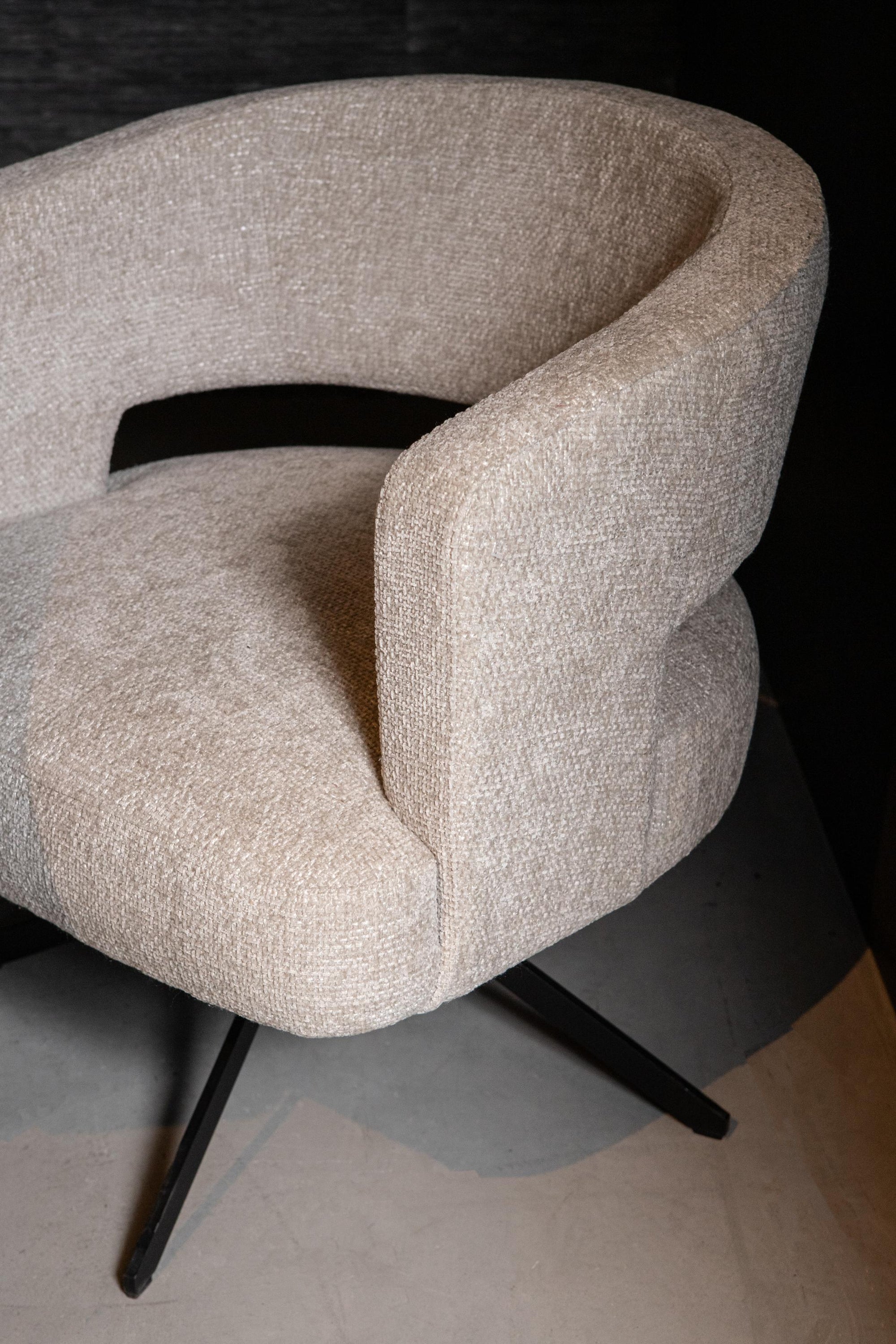 Baldr Cream dining chair legacy 15 dove black leg - Photo 2