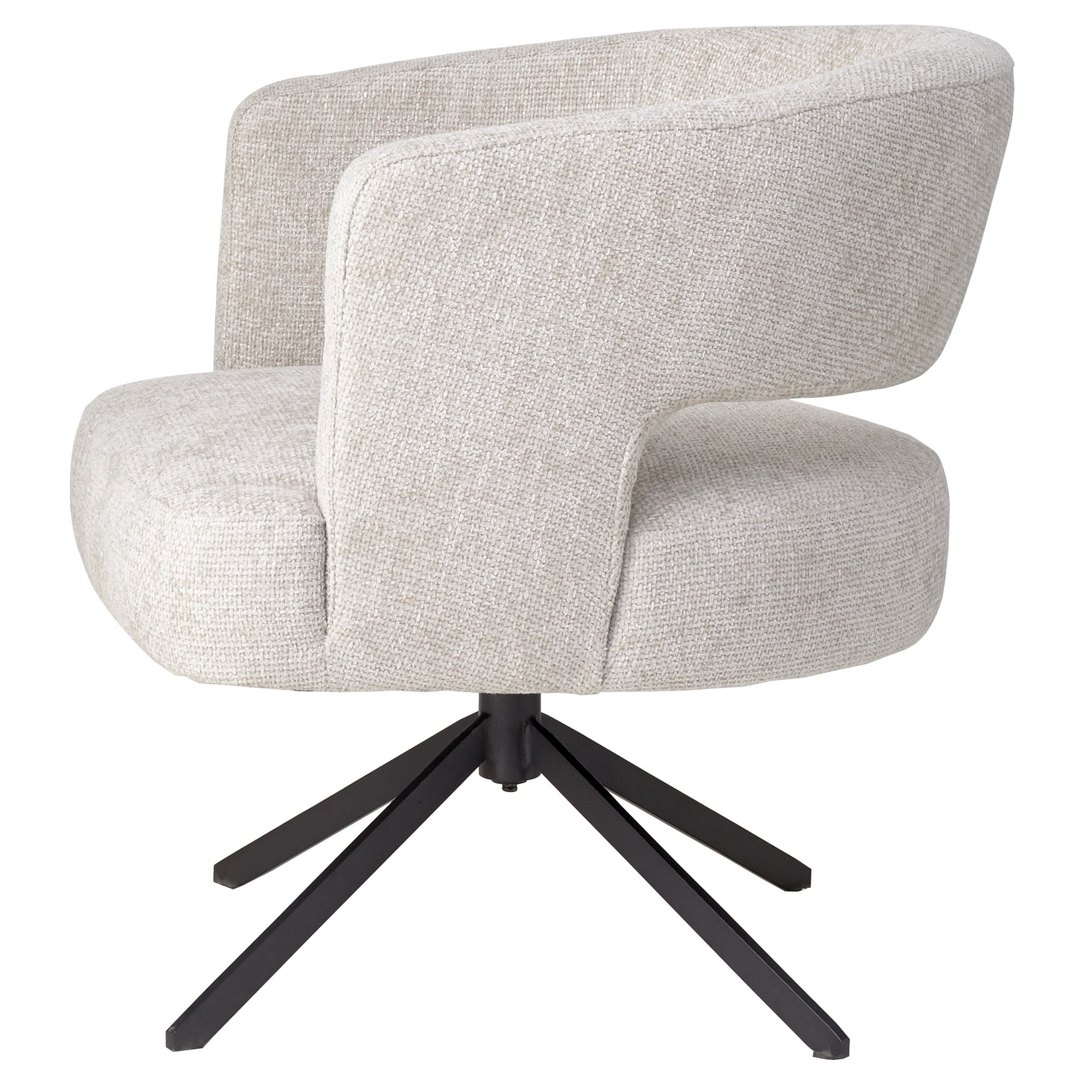 Baldr Cream dining chair legacy 15 dove black leg - Photo 5