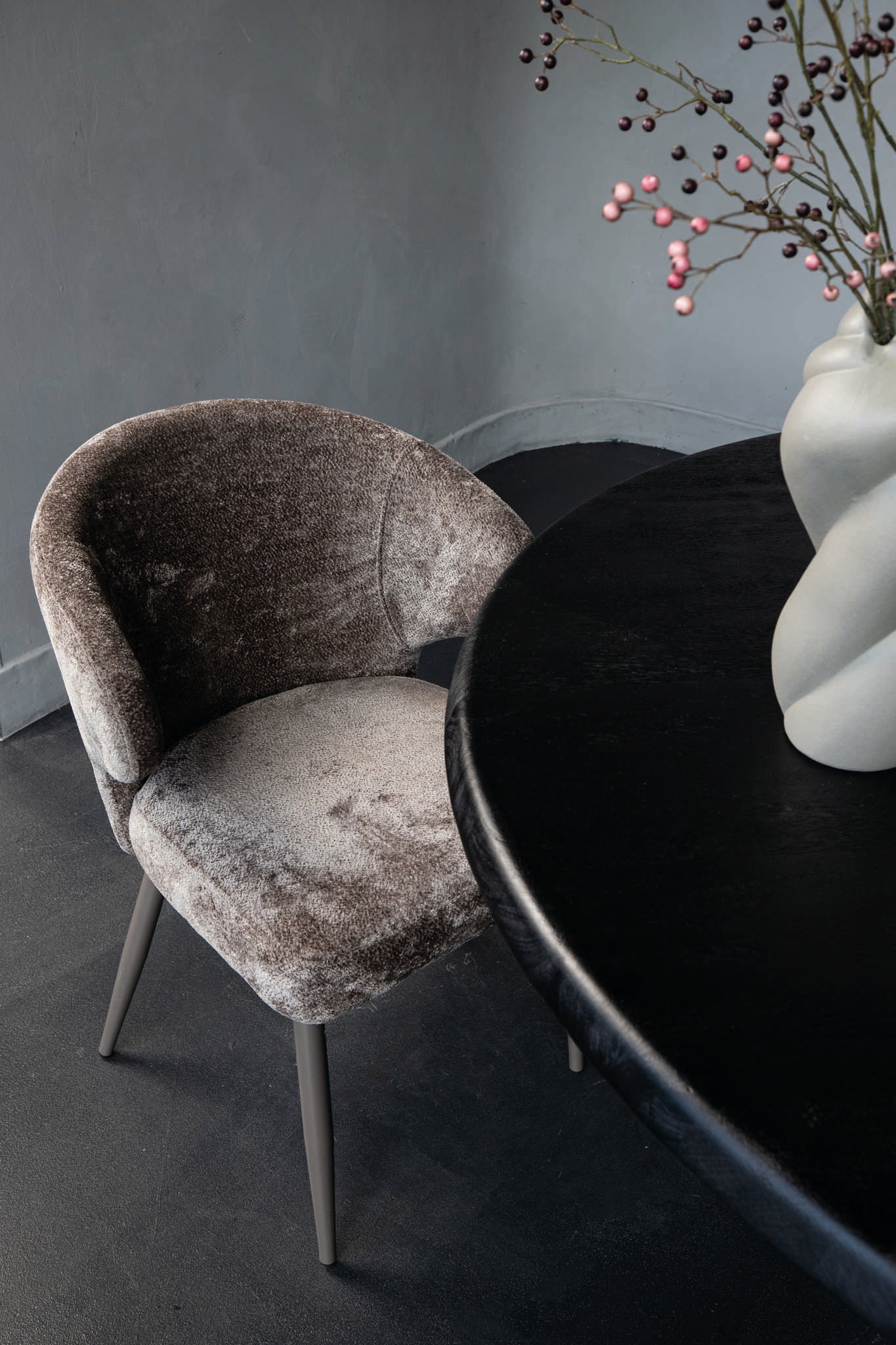 Ares Mocca dining chair aphrodite 7 clay leg - Photo 3