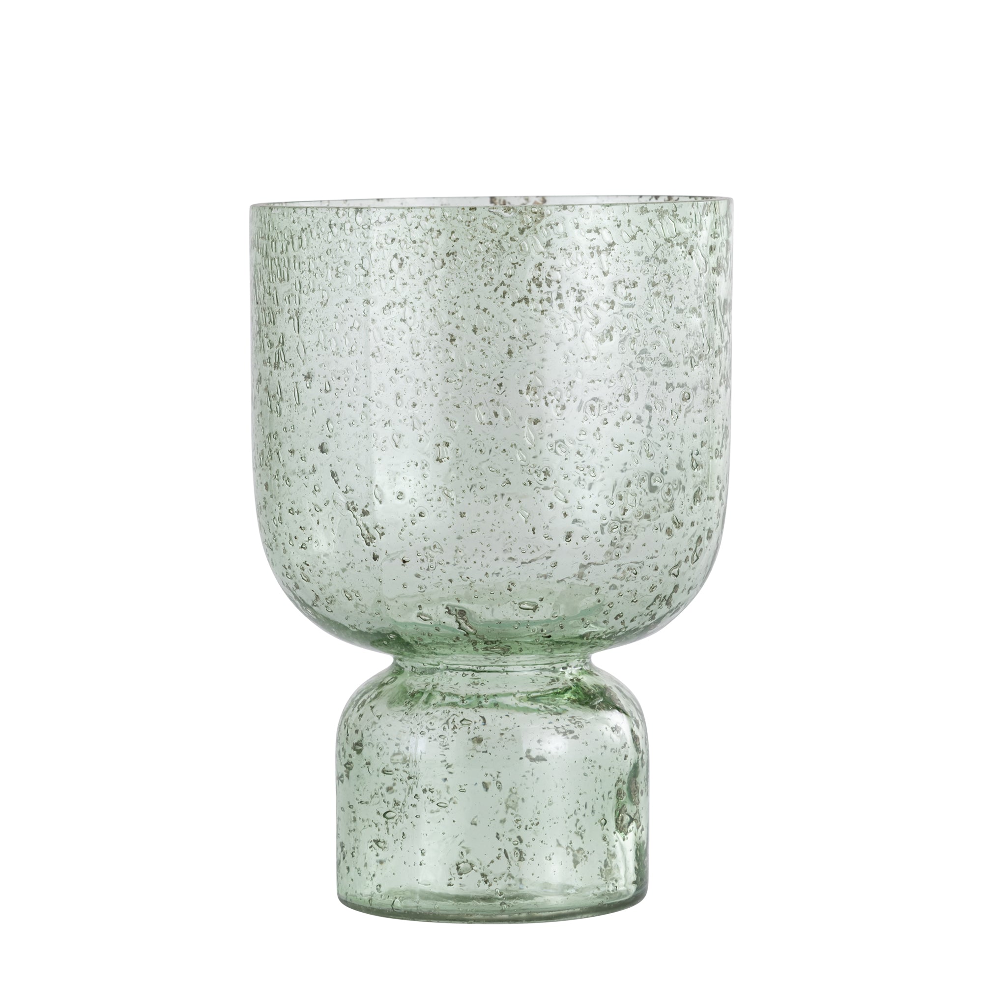 Laurynn Photophores en verre — Stone Look Tealight Holder - Vert