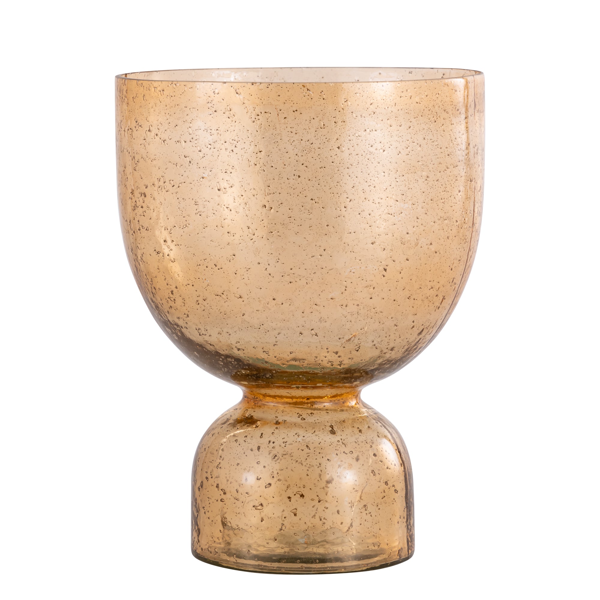 Laurynn Bougeoirs en verre - Marron