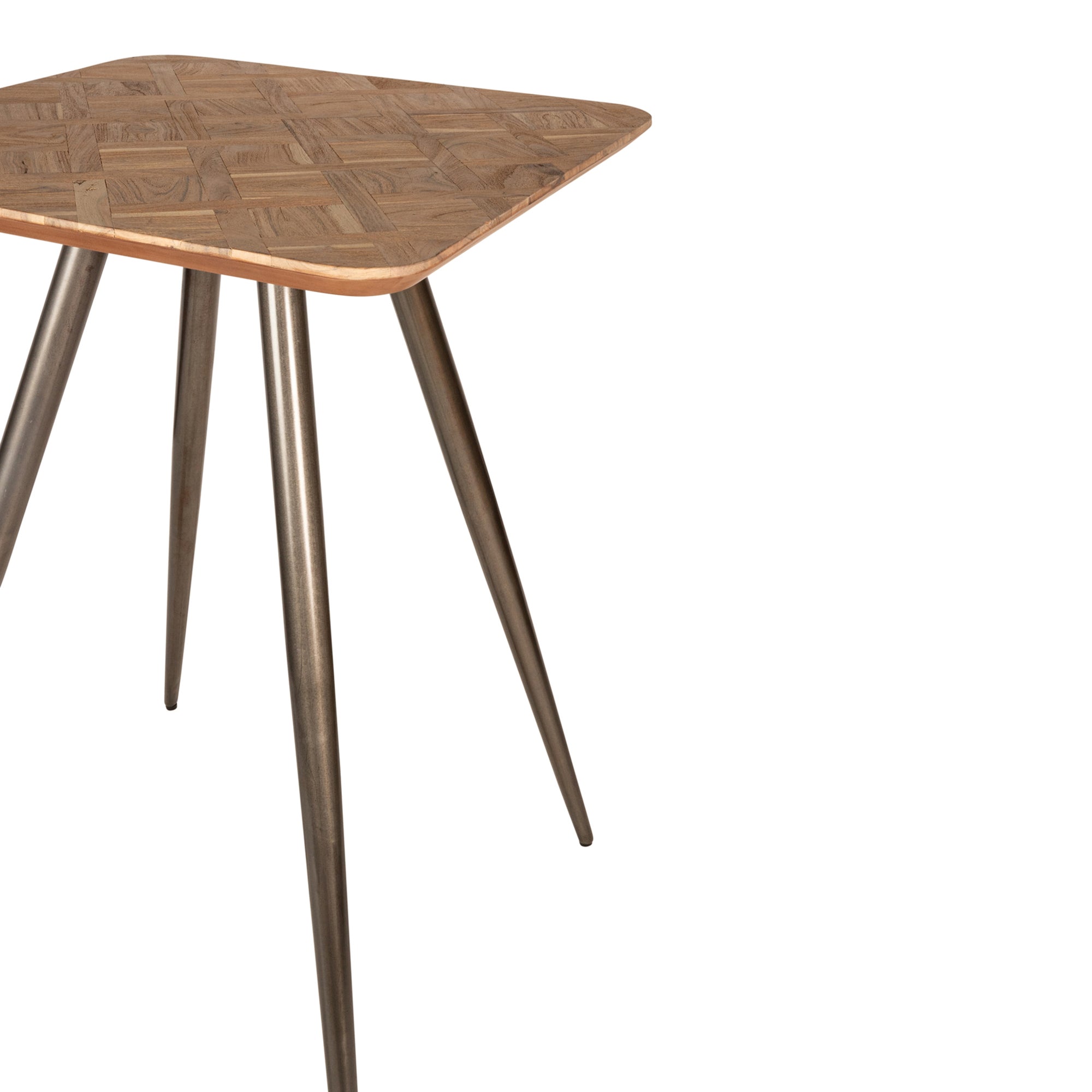 Fieron Natural wooden bar table square - Photo 4