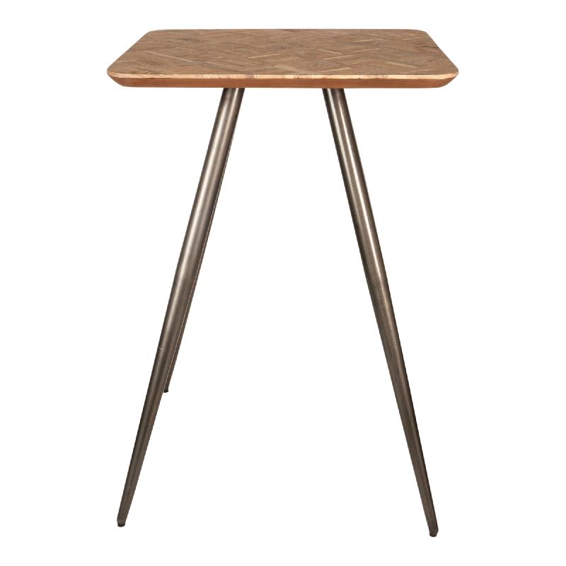 Fieron Natural wooden bar table square