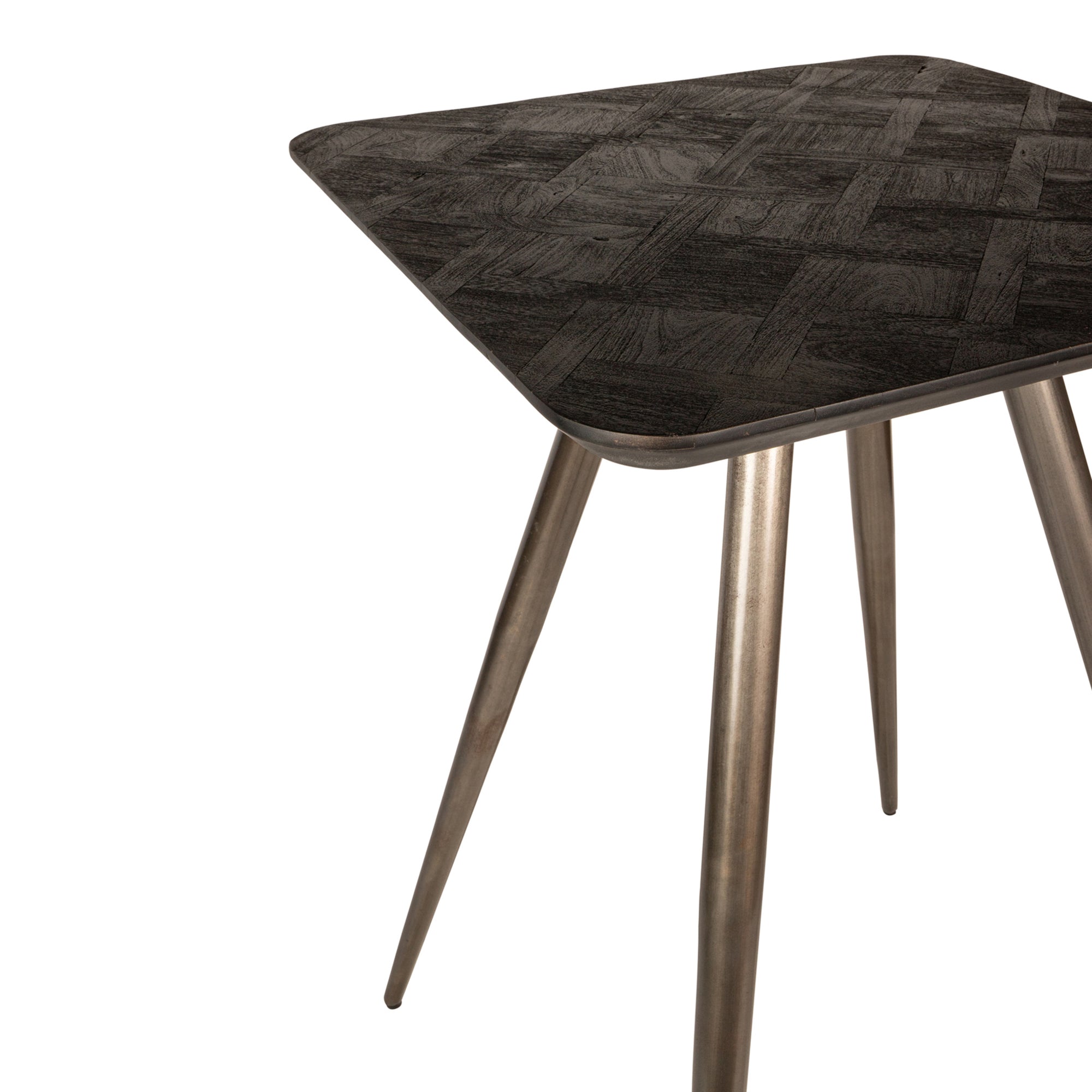 Fieron Black wooden bar table square - Photo 2