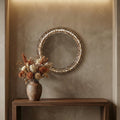 Miroir Chelsae — Bronze Résine Rond Coquillage Grand