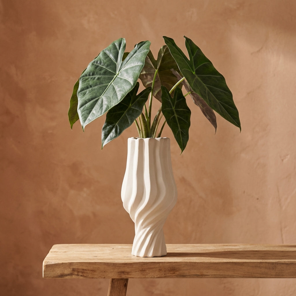 Clair Pot en céramique - Crème