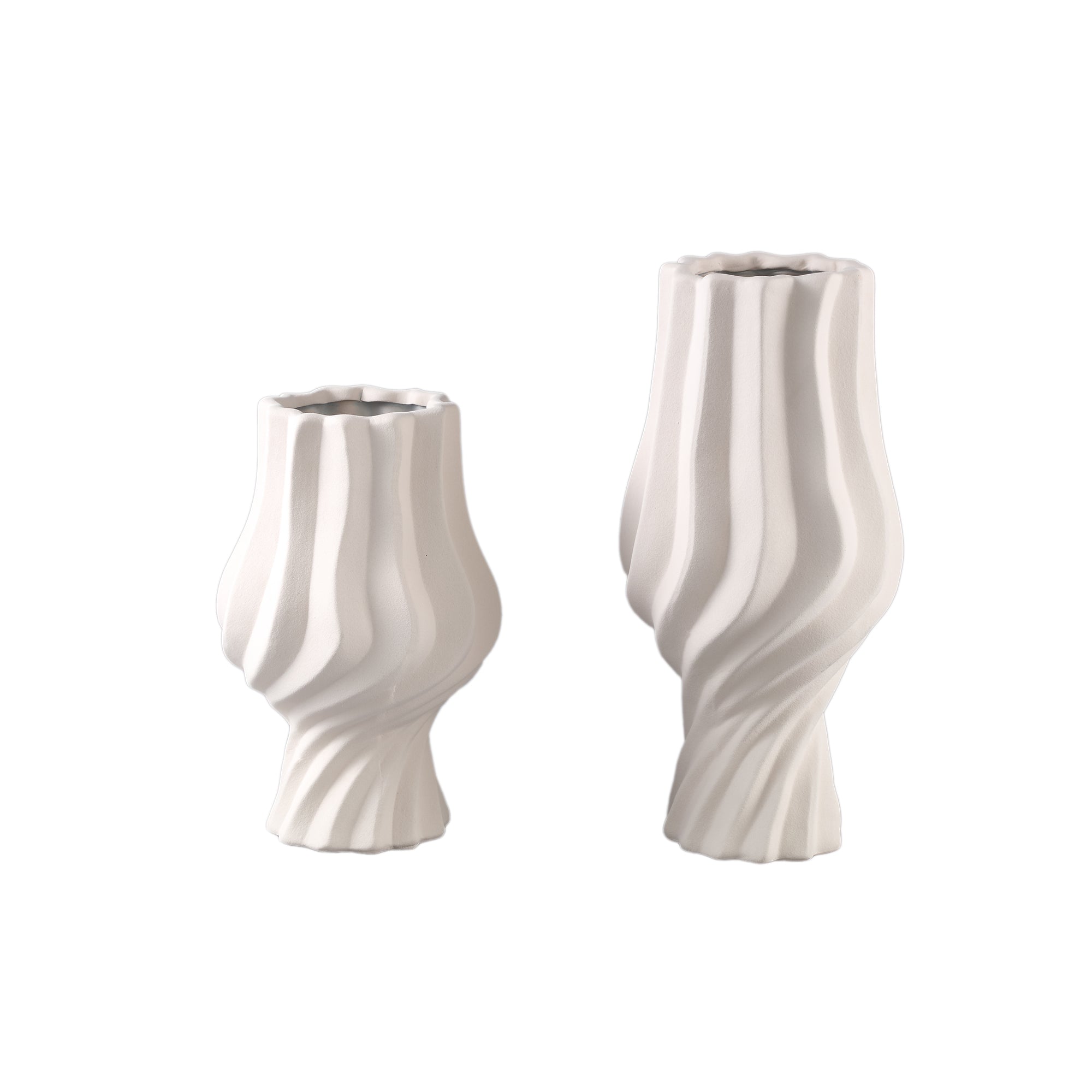 Clair Pot en céramique - Crème