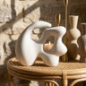 Eddison Cream ceramic matt glazed statue organic