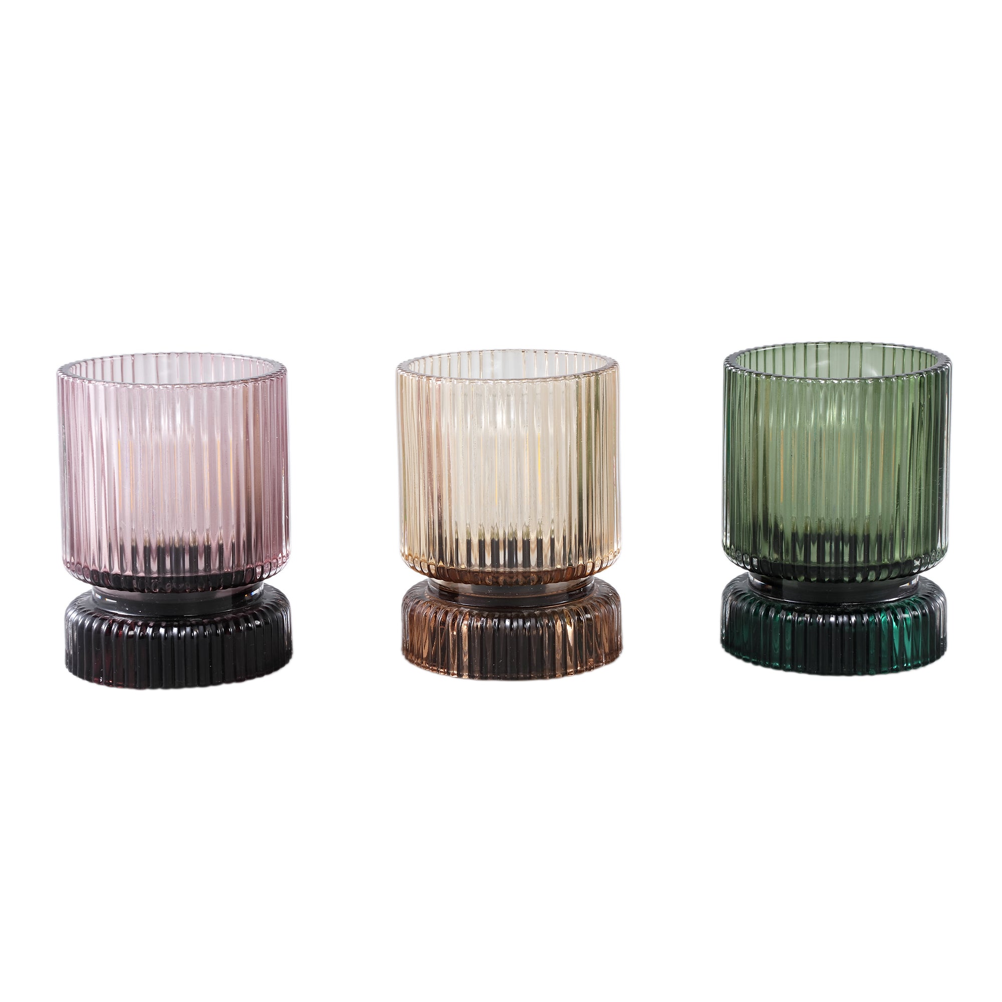 Comrad Lampes LED en verre - Rose
