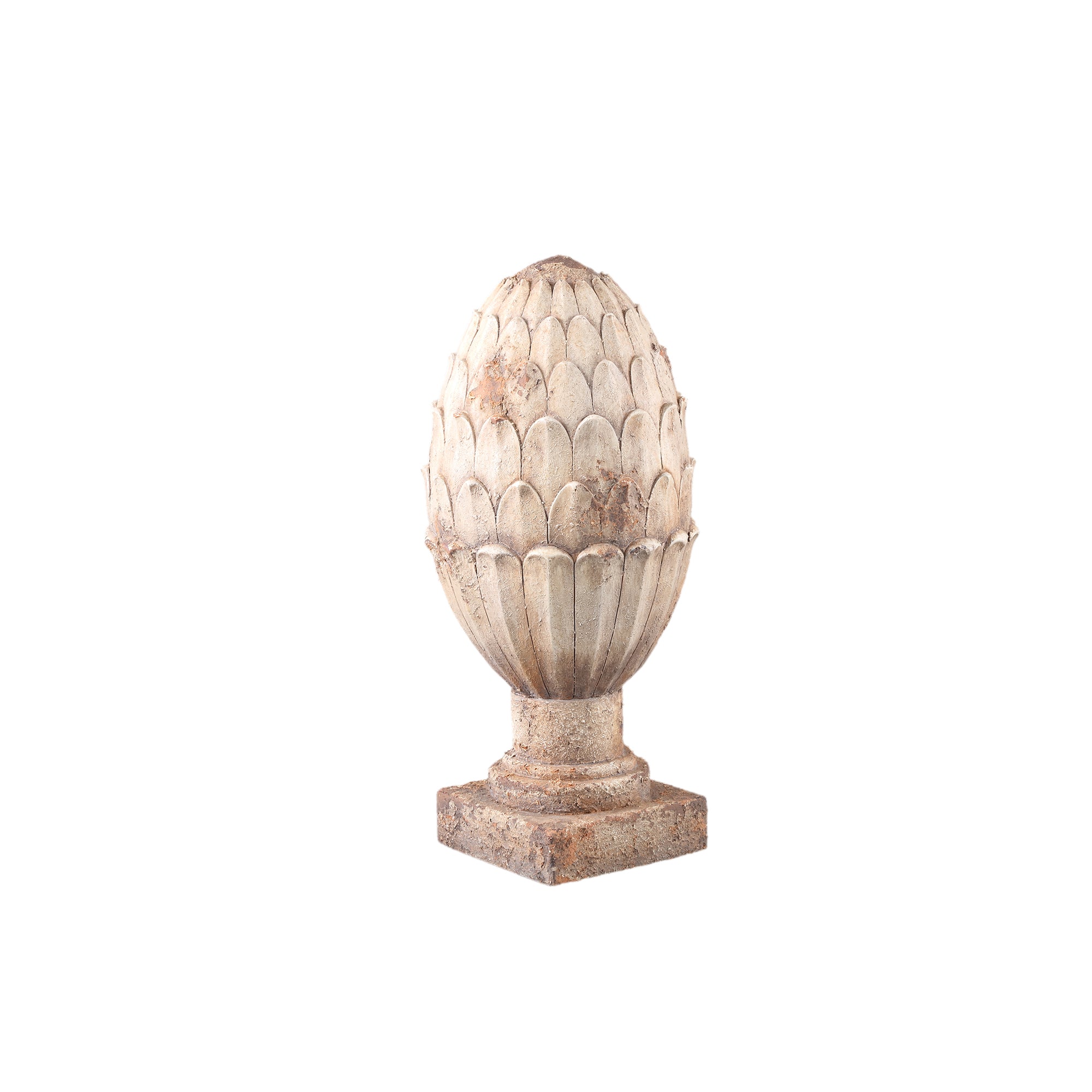 Caibyn Grey magnesia pinecone statue A