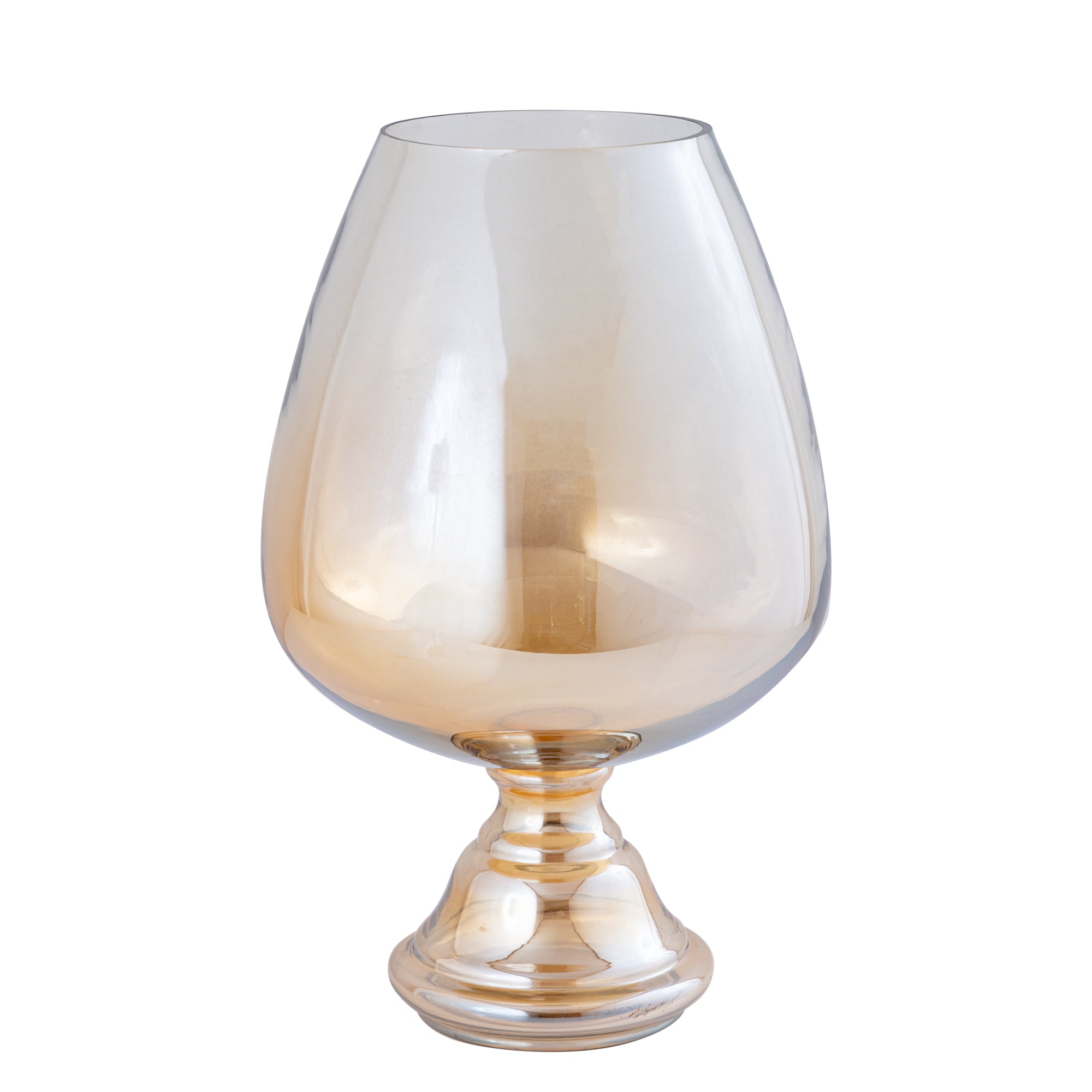 Alwine Bougeoirs en verre - Or