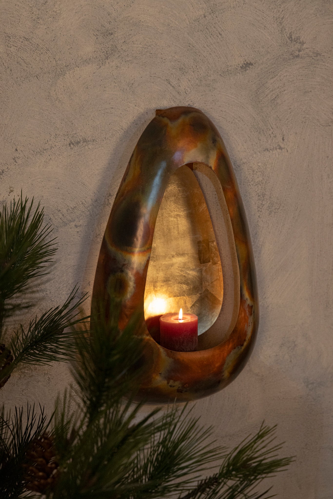 Magni Bougeoirs en fer - Cuivre