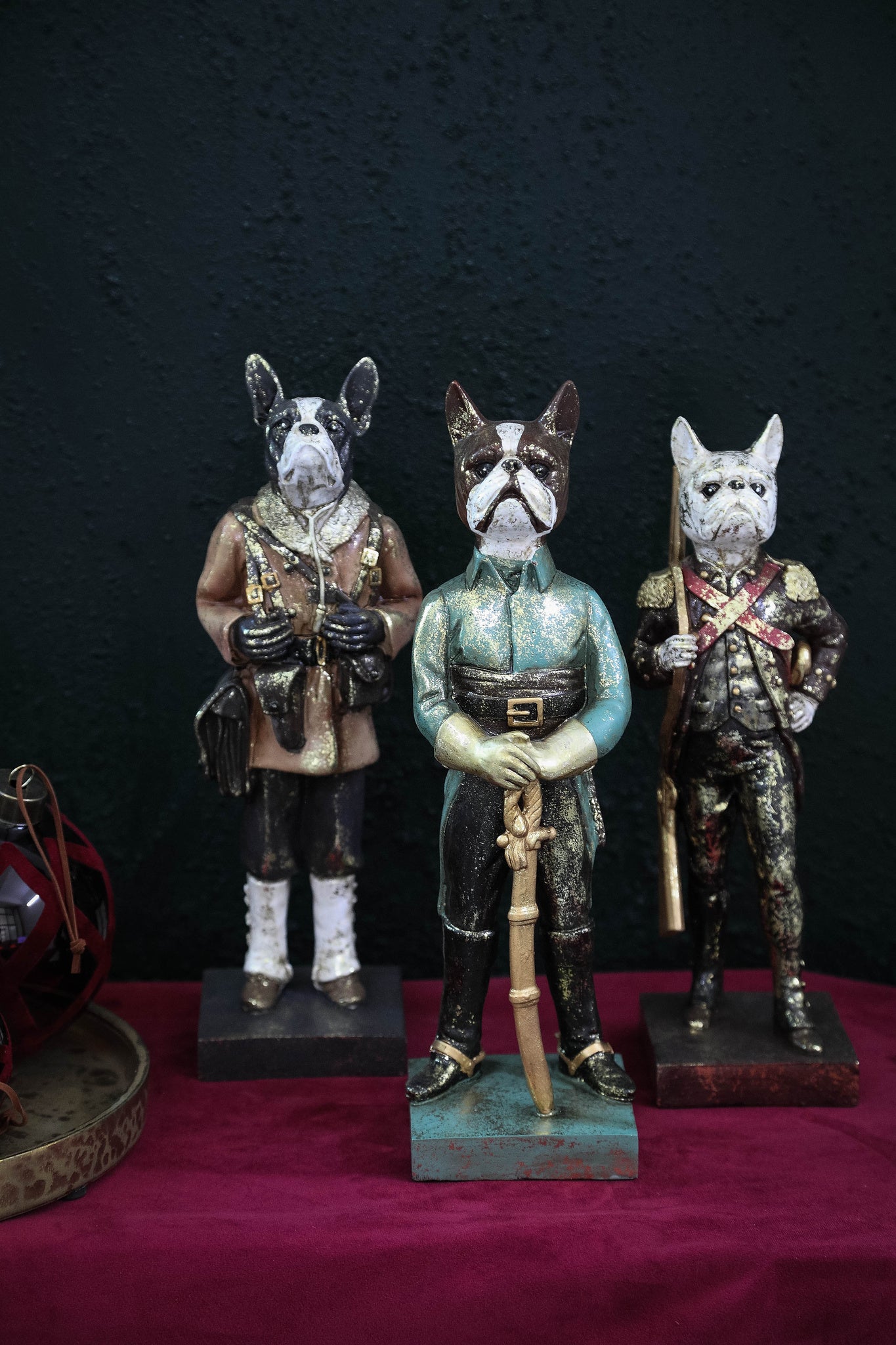 Arne Green poly dog statue