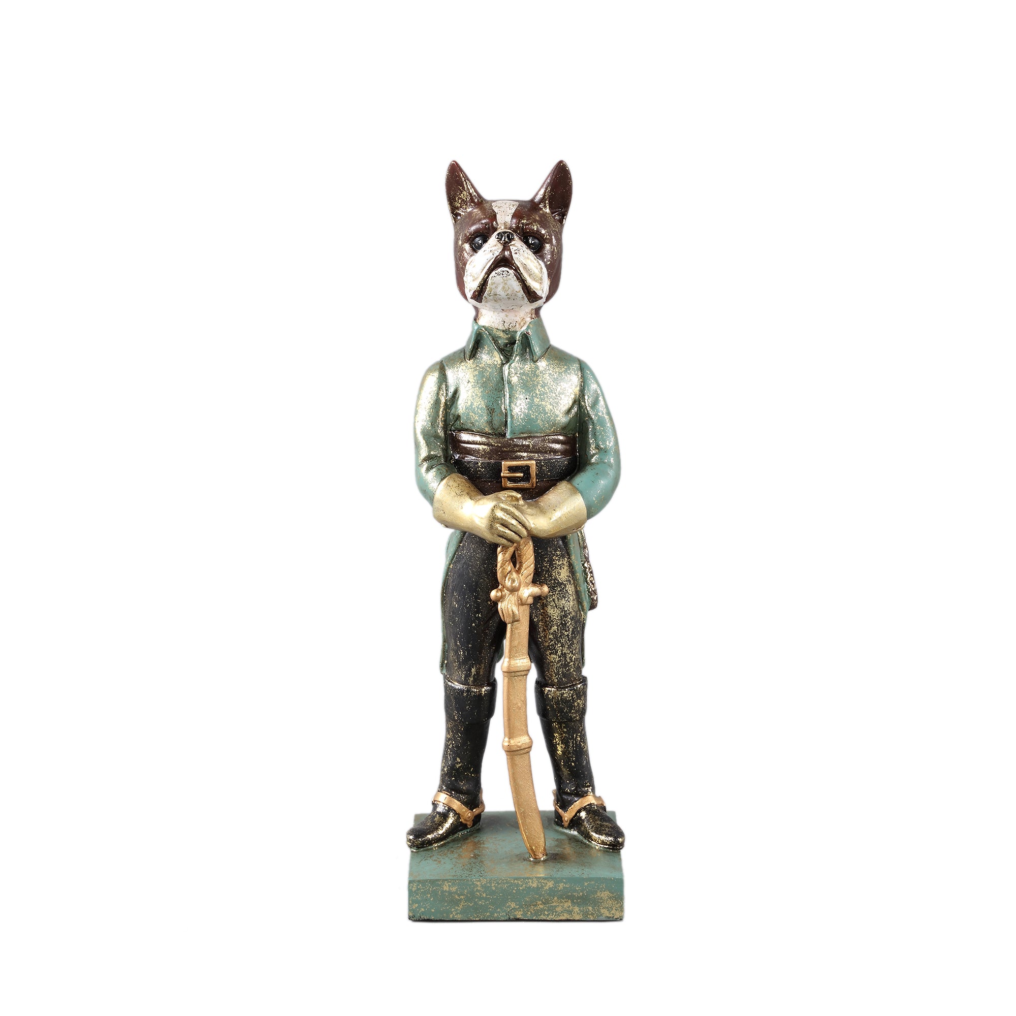 Arne Green poly dog statue