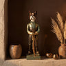 Arne Green poly dog statue