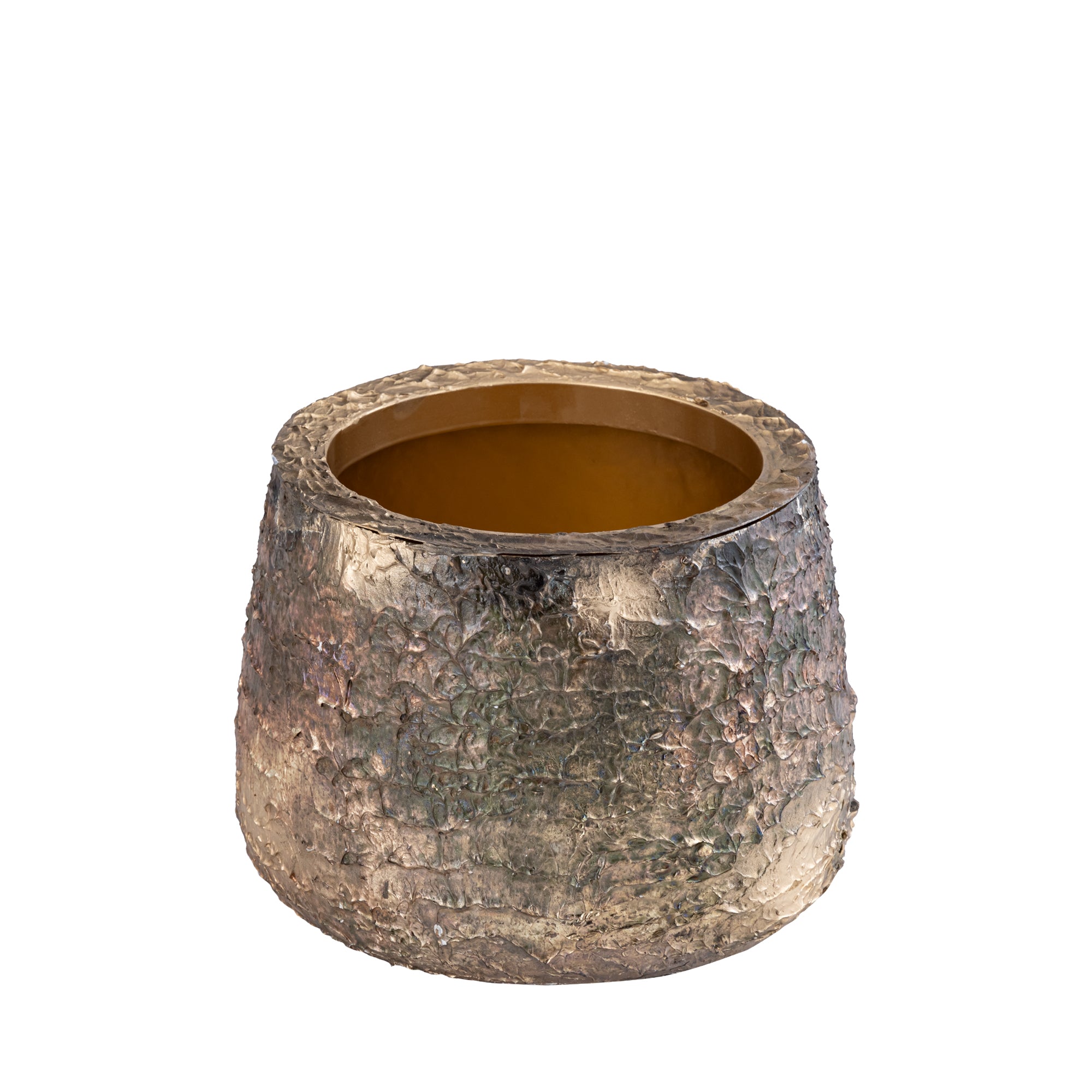 Simona Pot en métal - S (27x27x20 cm)