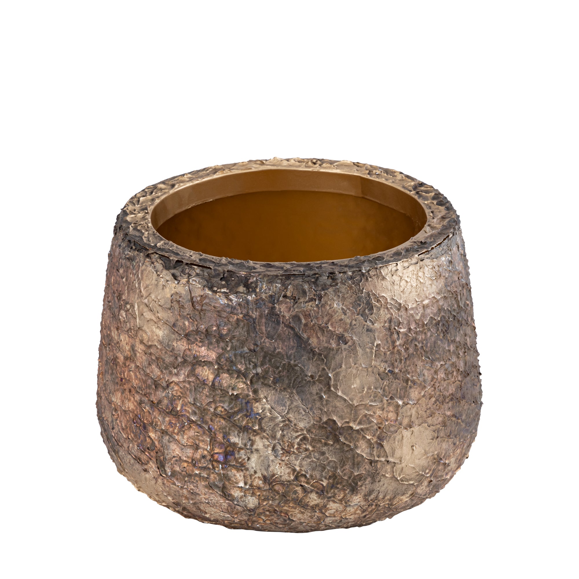 Simona Pot en métal - M (31x31x22 cm)
