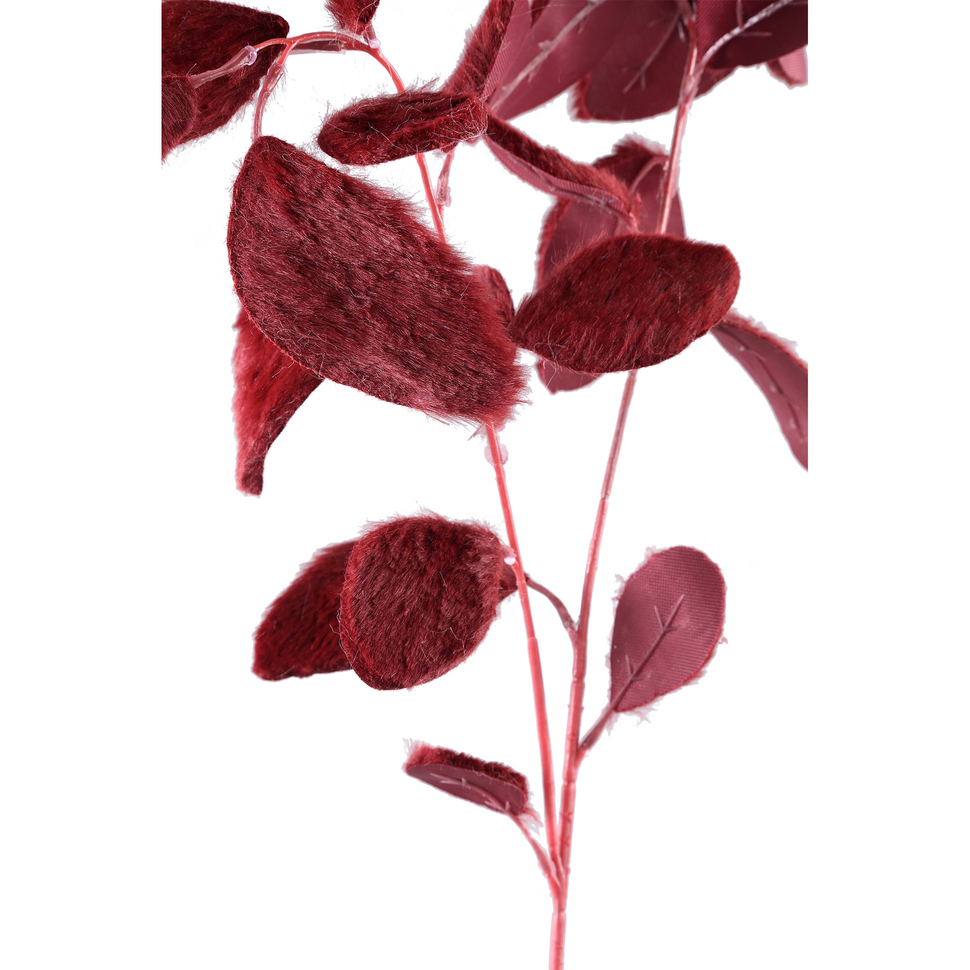 Leaves Plant Red eucalyptus spray soft Rouge — Feuille artificielle — vue 3 | Häus