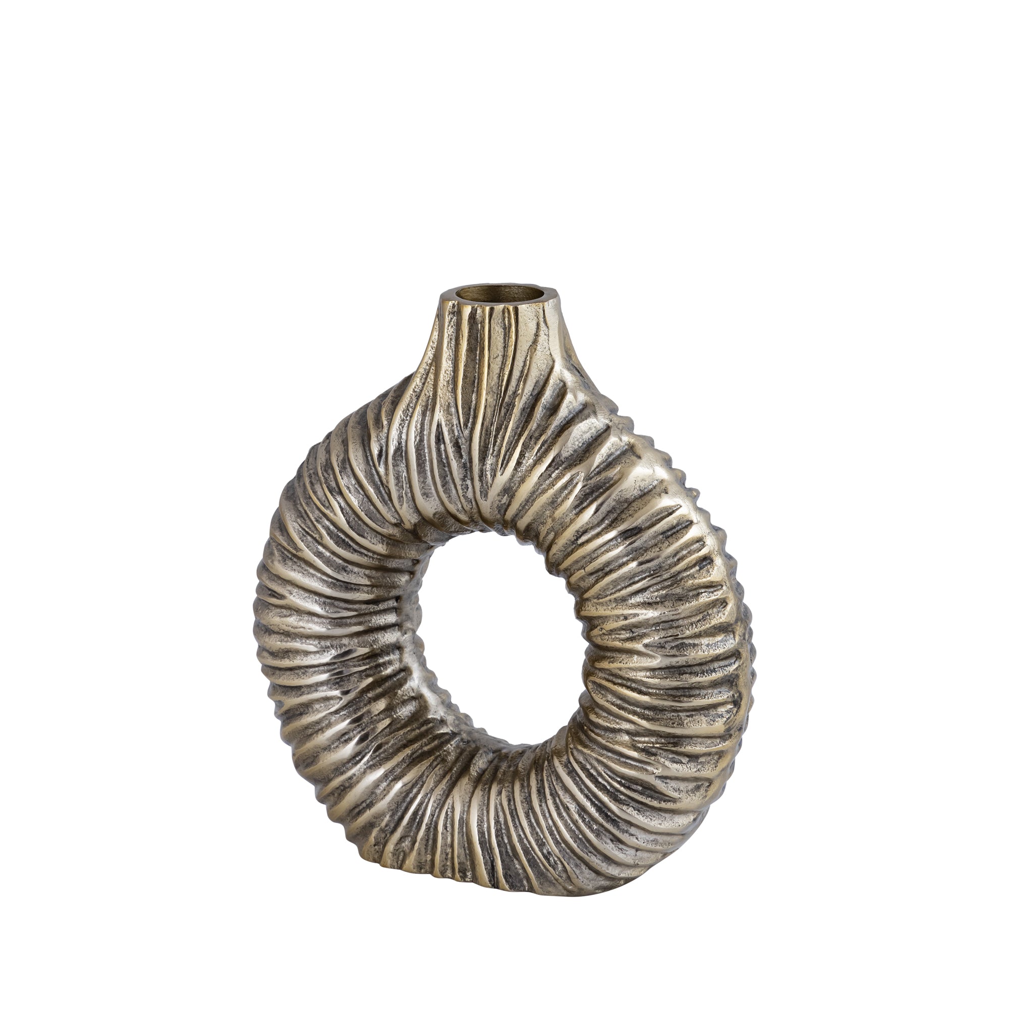 Jiss Vase en métal - Or