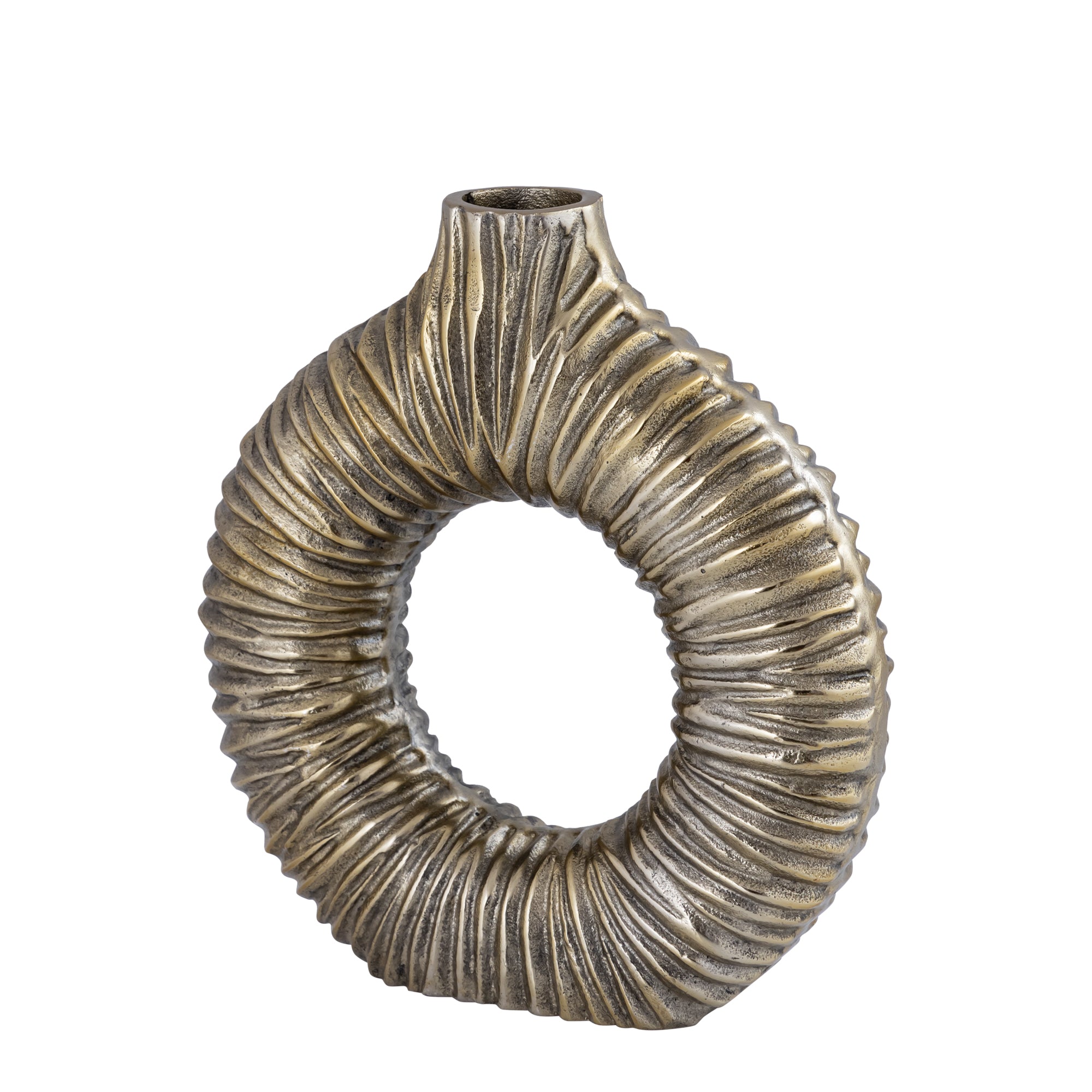 Jiss Vase en métal - Or
