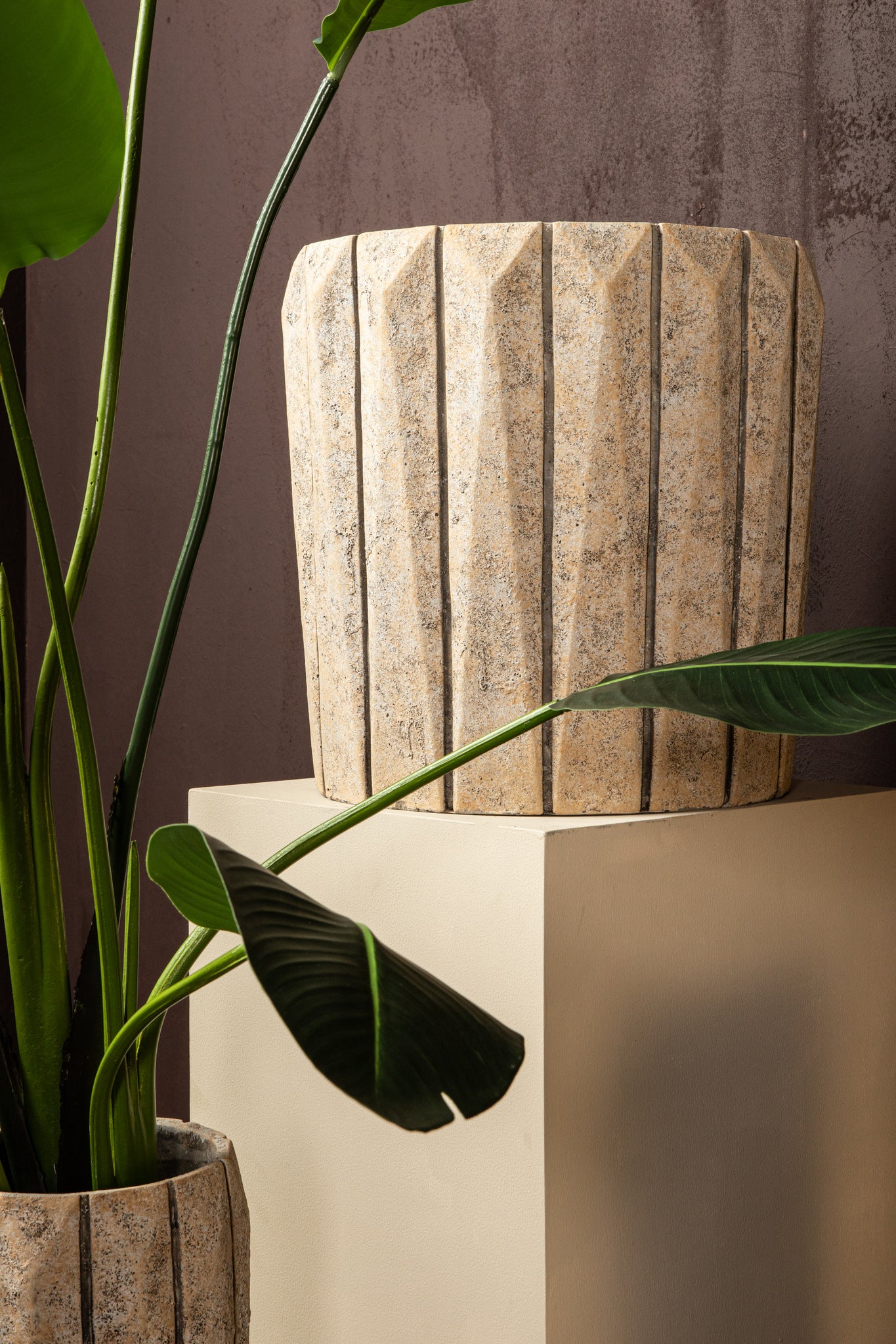 Imani Pot en ciment - S (30x30x30 cm)