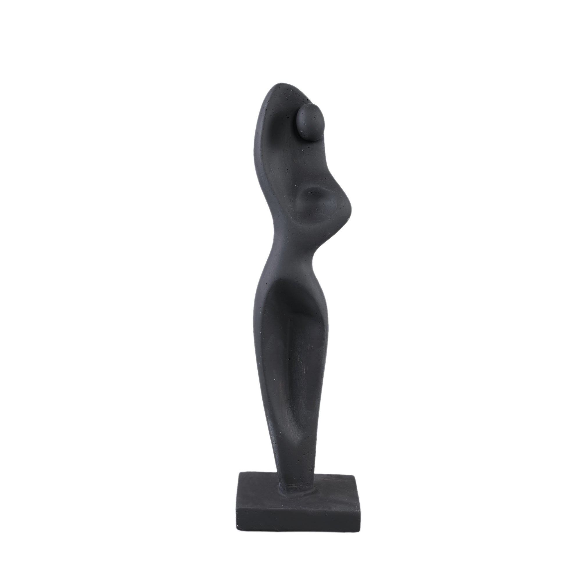 Sumaya Burgundy cement statue abstract body