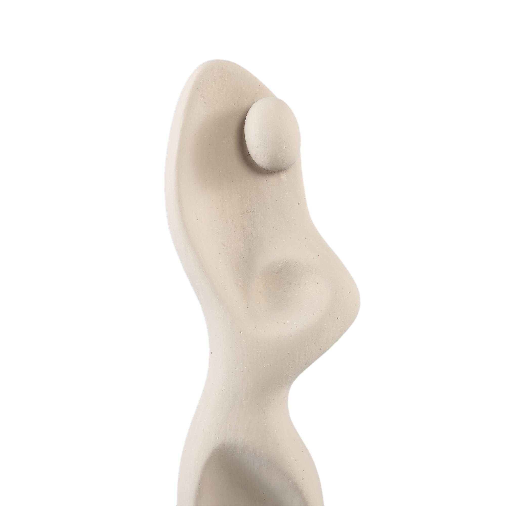 Sumaya Taupe cement statue abstract body