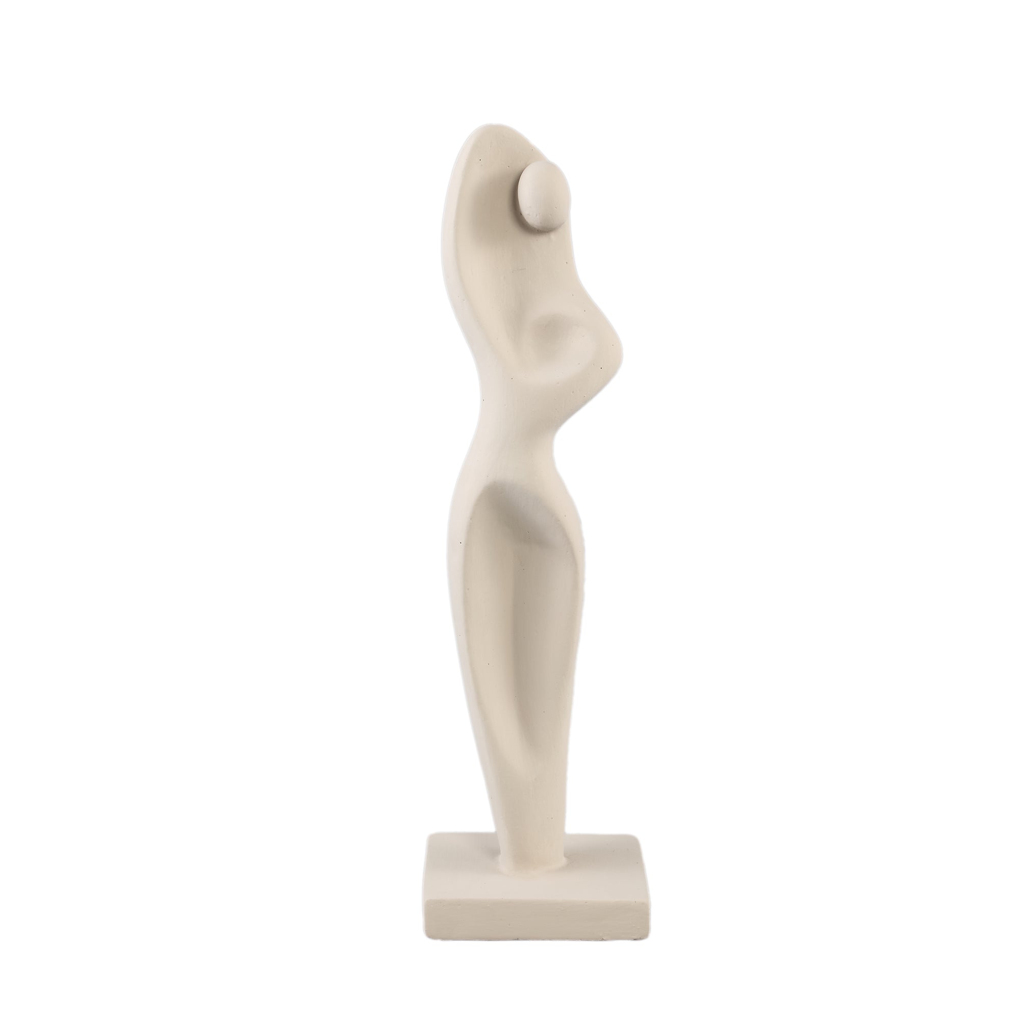 Sumaya Taupe cement statue abstract body