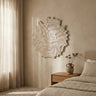 Ceanna Cream MDF wall panel wavy round S