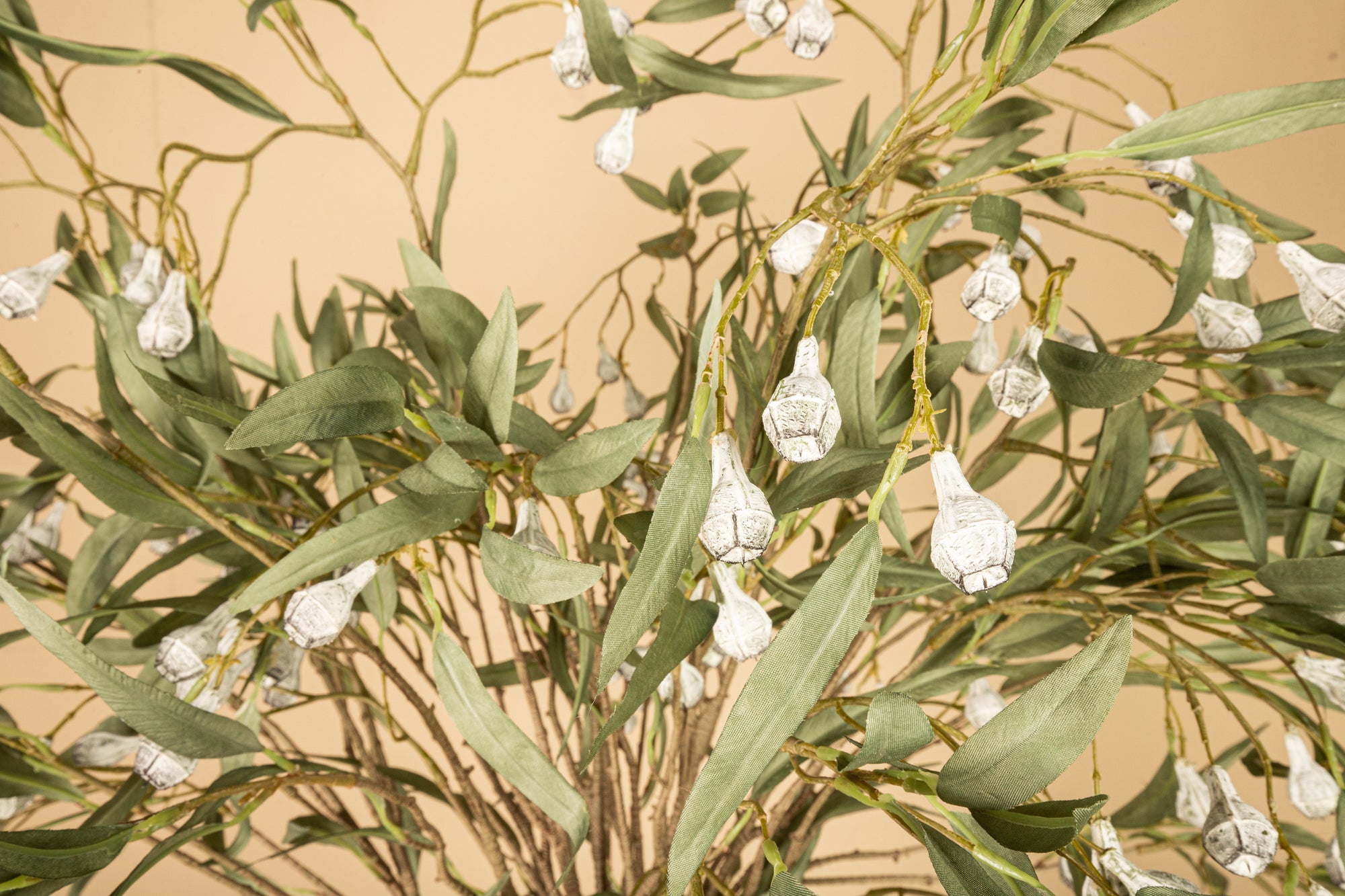 Leaves Plant Green eucalyptus spray with seeds Vert — Feuille artificielle — vue 2 | Häus
