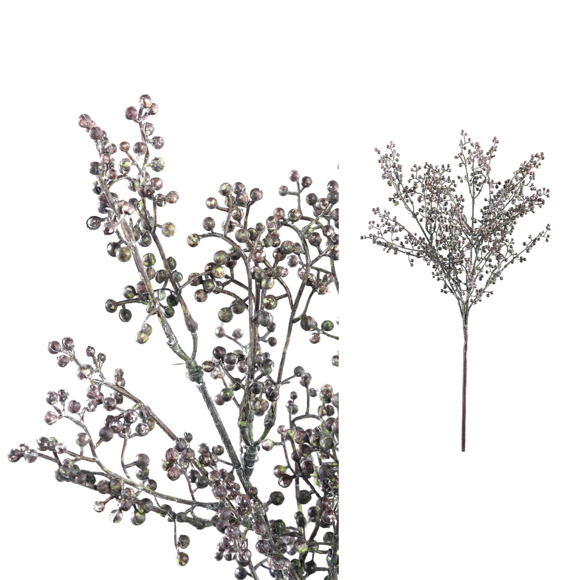 Berry Plant Brown bush Marron — Branche artificielle — Branche artificielle design premium | Häus