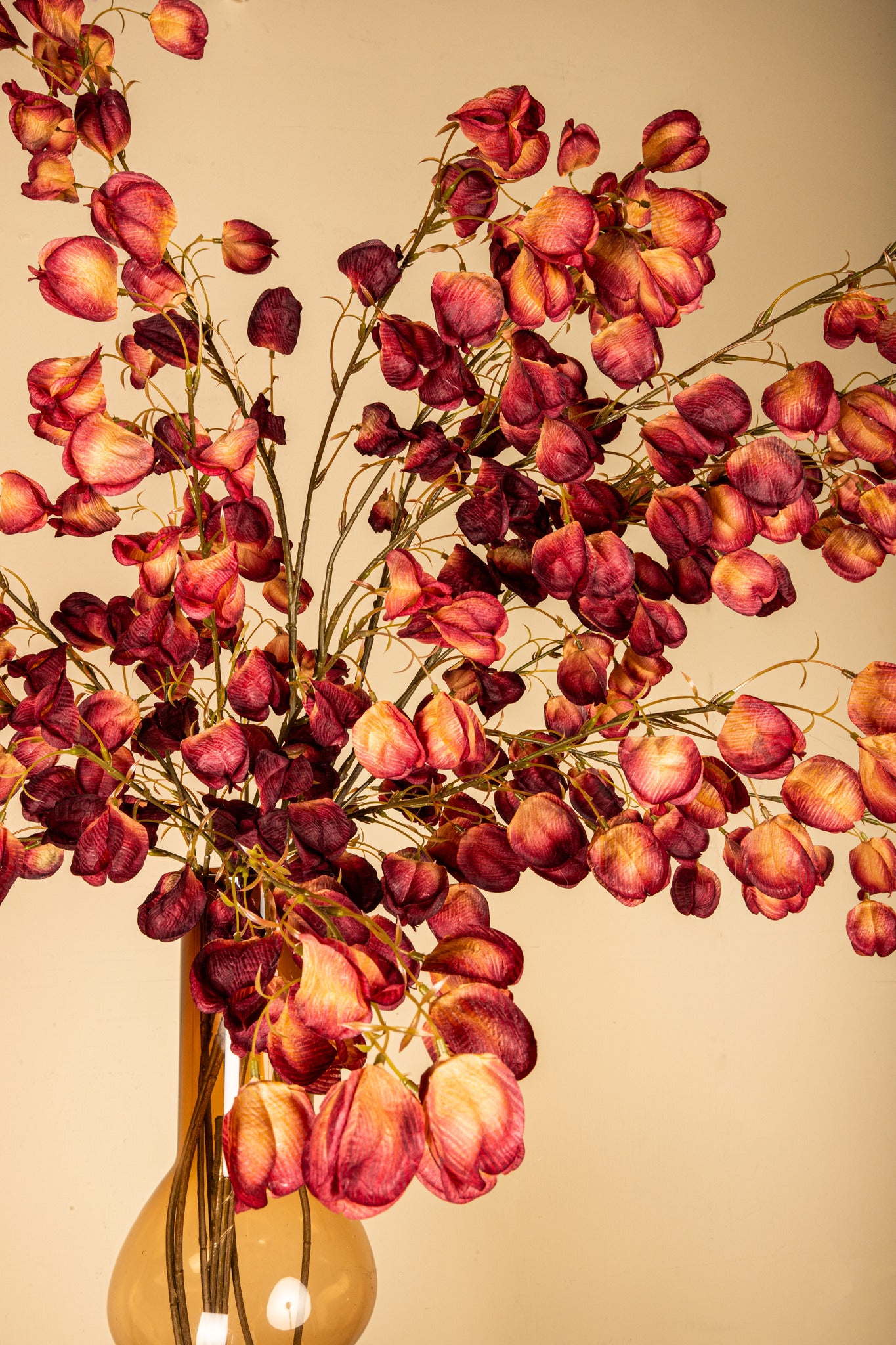 Twig Plant Red and orange lantern spray Rouge — Branche artificielle — vue 3 | Häus