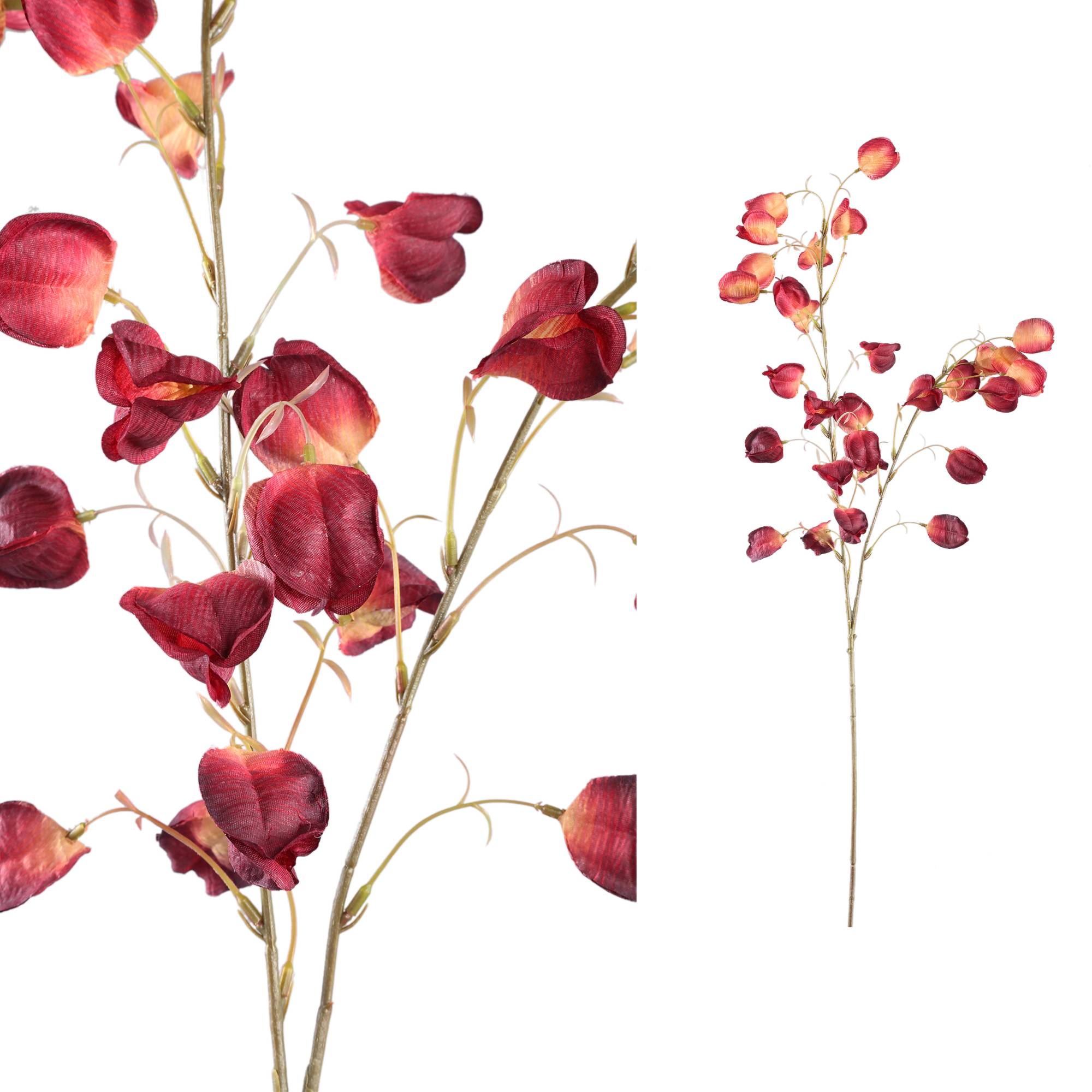 Twig Plant Red and orange lantern spray Rouge — Branche artificielle — Branche artificielle design premium | Häus