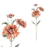 Chrysant Flower Orange spray with leaves Orange — Fleur artificielle — Fleur artificielle design premium | Häus