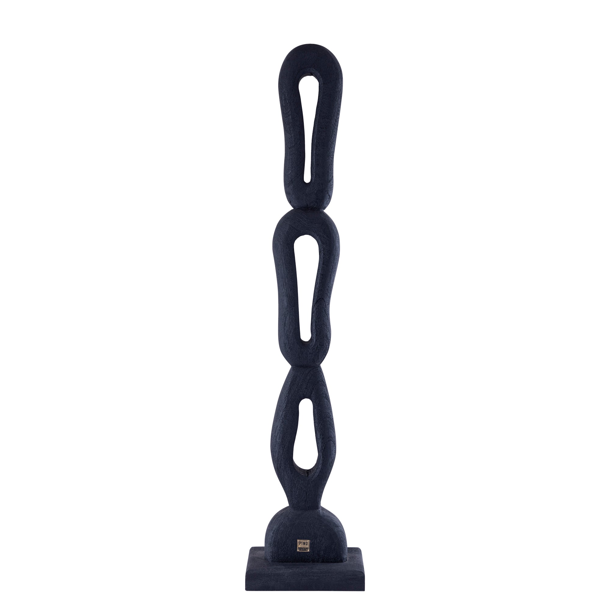 Rhyce Black mango wood statue open figure L