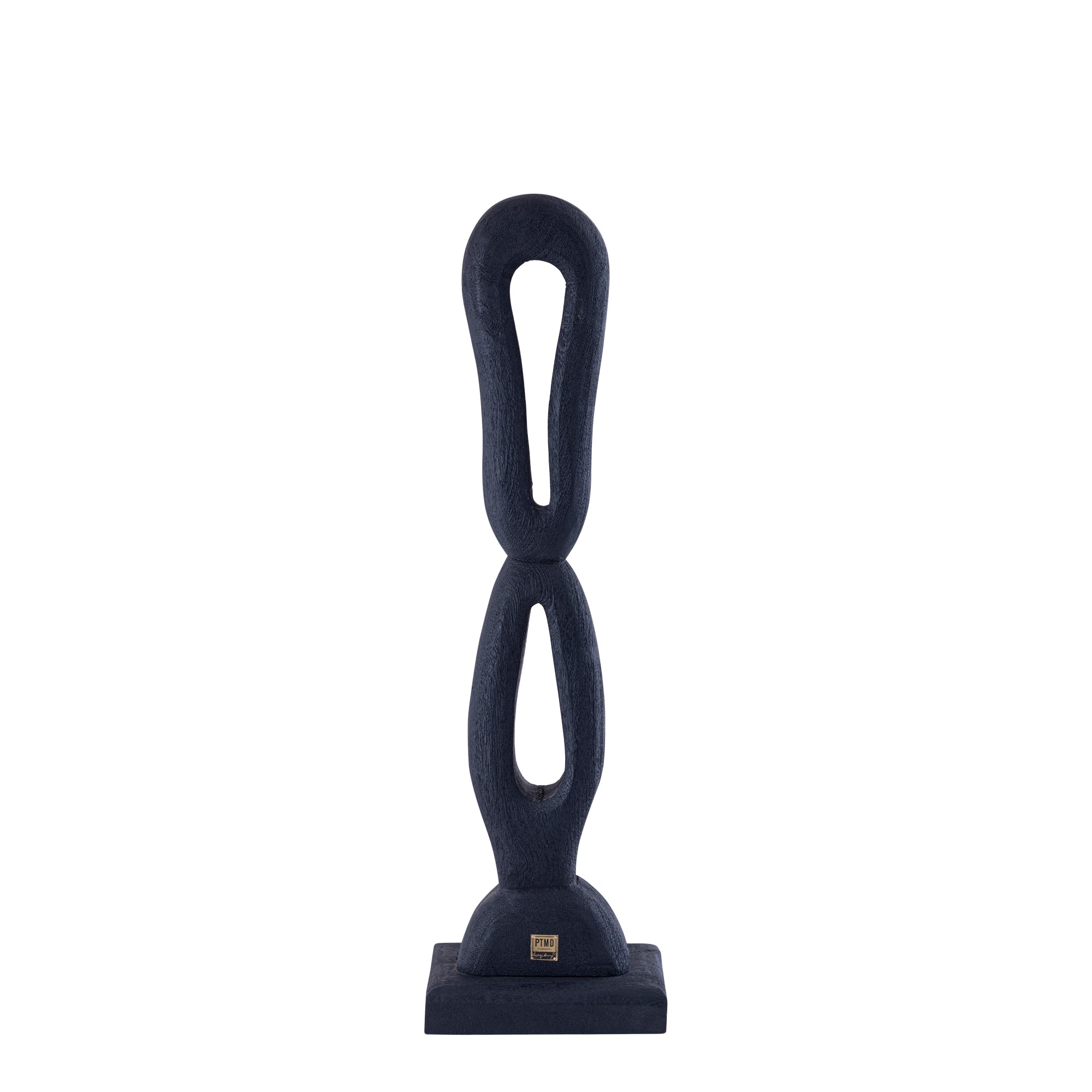 Rhyce Black mango wood statue open figure S